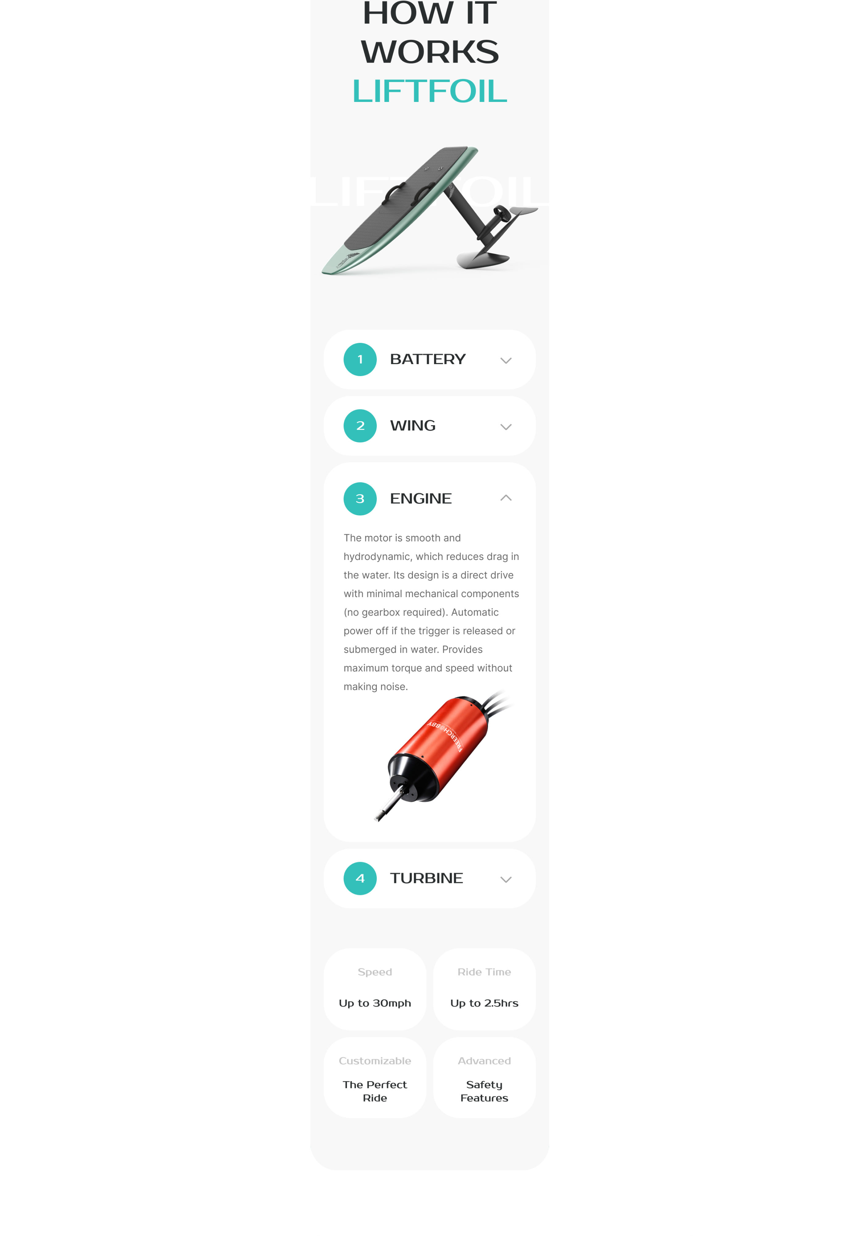 LIFTFOILS | Website Design — Изображение №8 — Интерфейсы на Dprofile