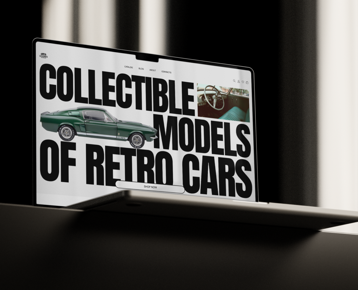 LEGENDS ON WHEELS | E-COMMERCE STORE — Интерфейсы на Dprofile