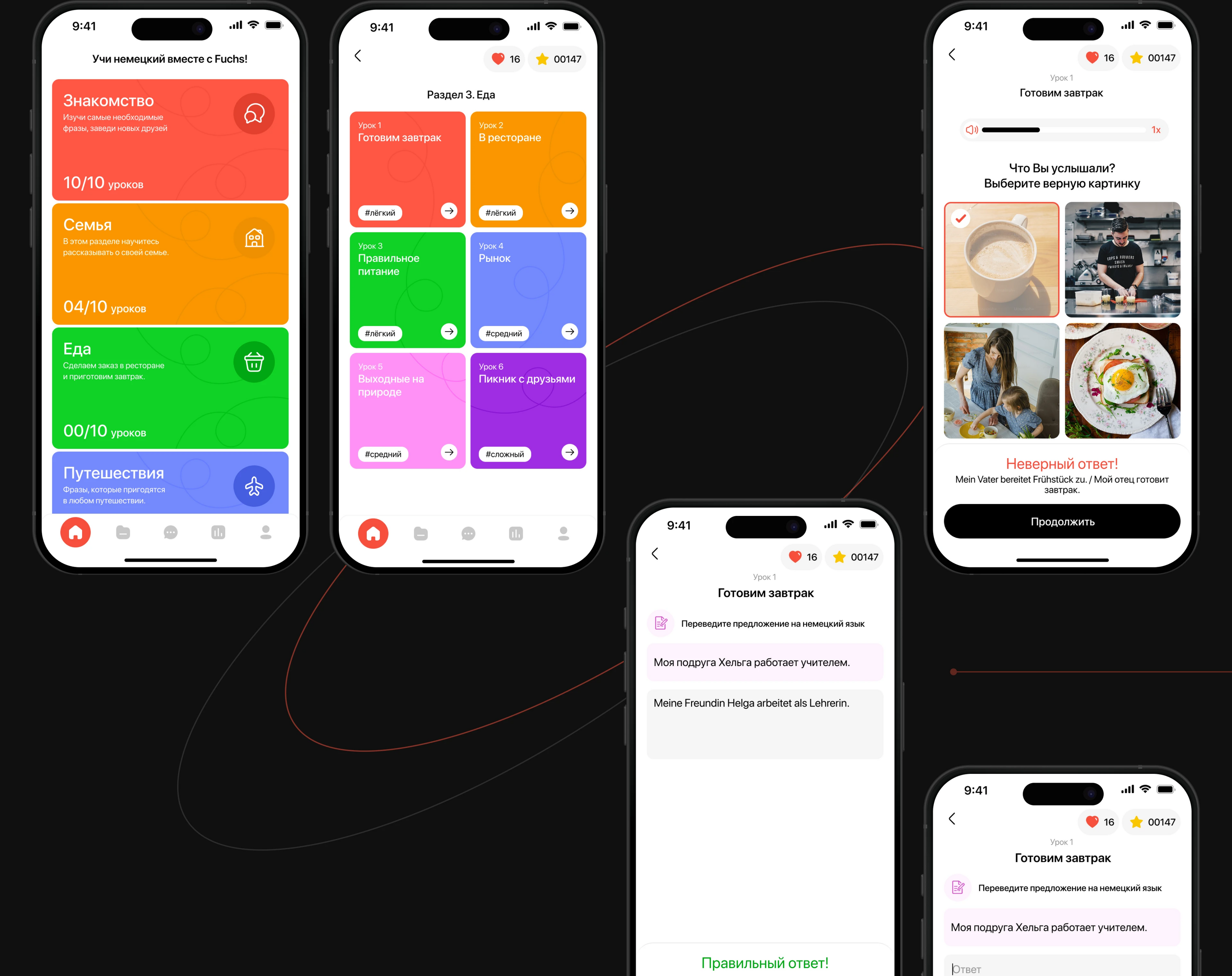 Fuchs | Mobile Learning App — Изображение №10 — Интерфейсы на Dprofile