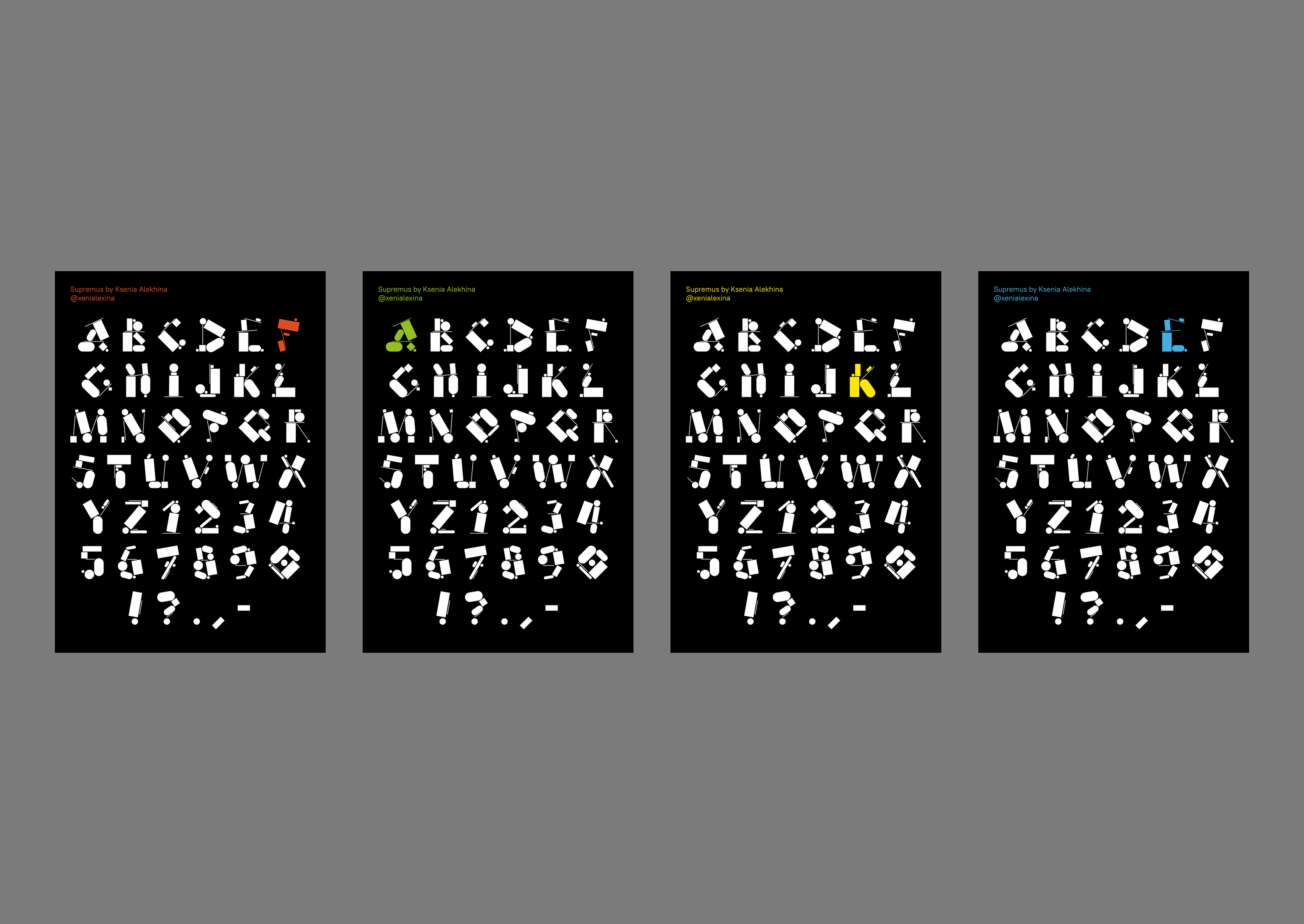 Supremus typeface — Изображение №6 — Графика на Dprofile