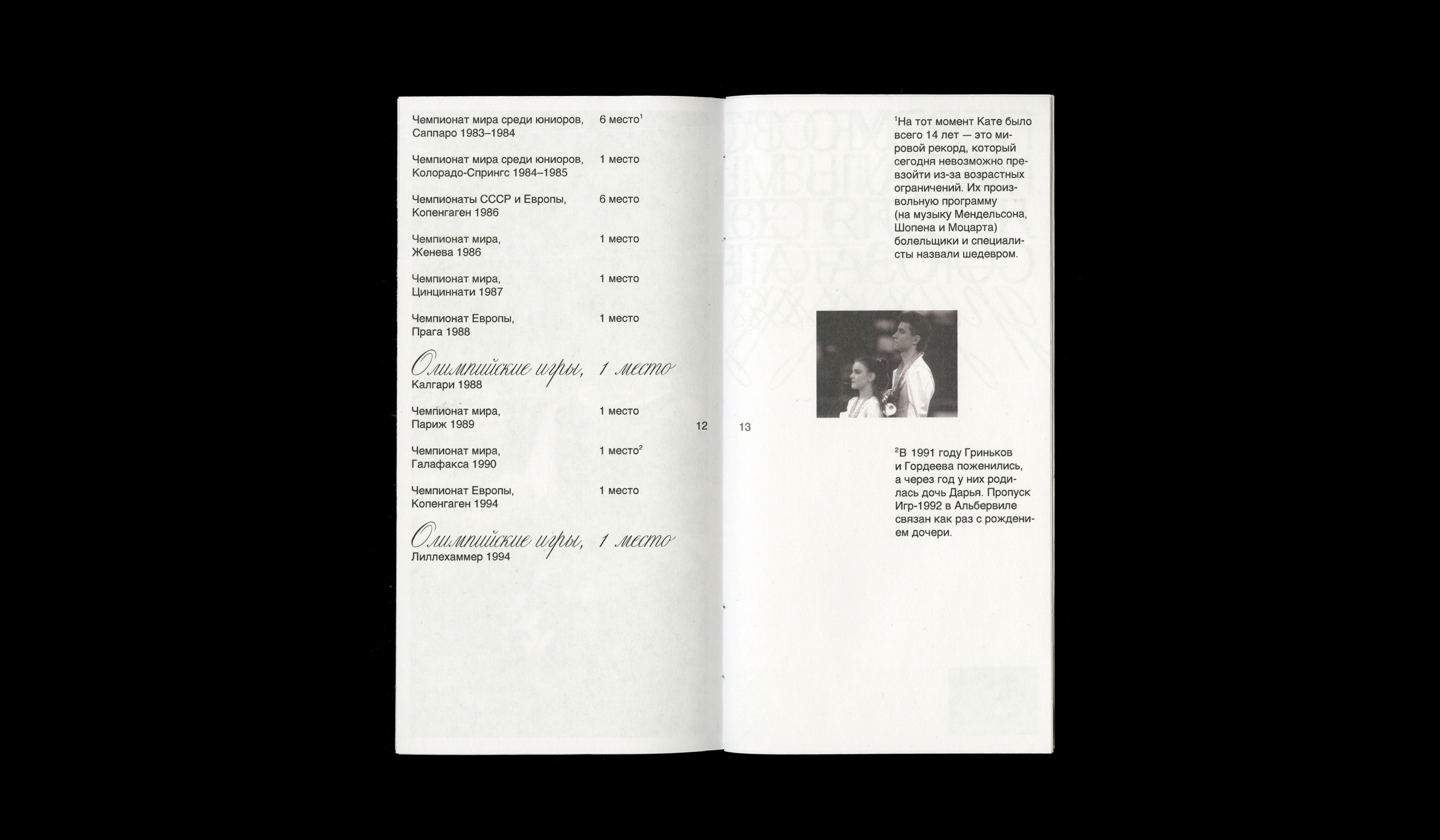 Zine about E. Gordeeva and S. Grinkov — Изображение №6 — Графика на Dprofile