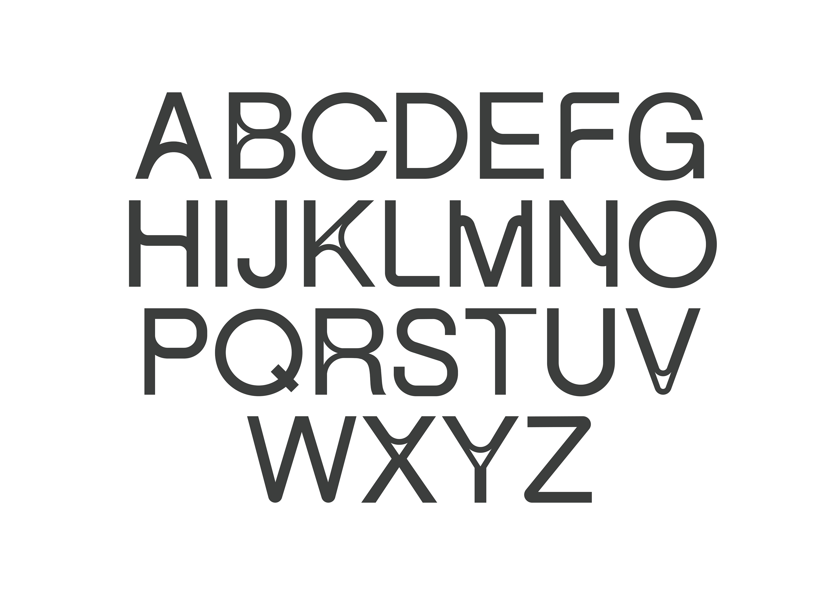 Route Typeface and Exhibition about couriers — Изображение №5 — Брендинг, Графика на Dprofile