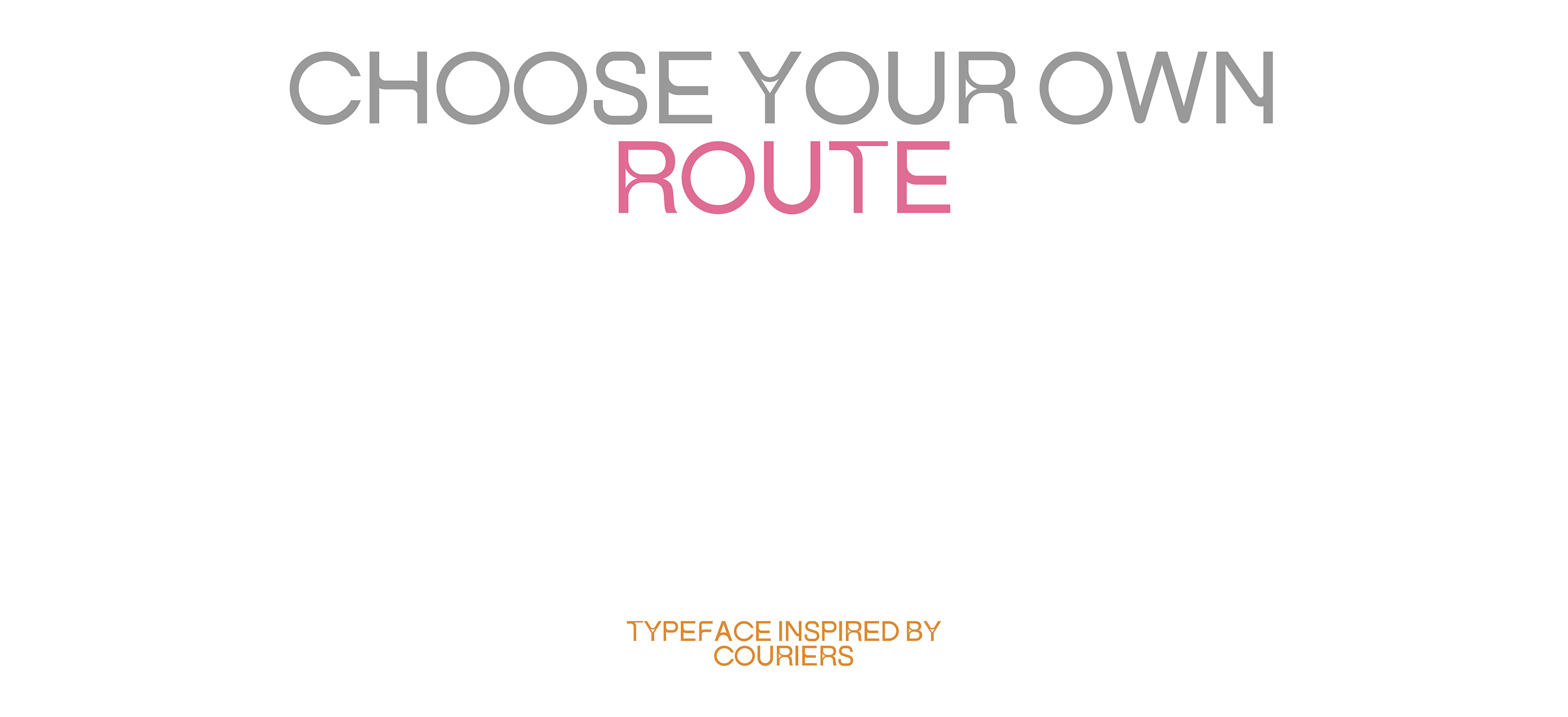 Route Typeface and Exhibition about couriers — Изображение №1 — Брендинг, Графика на Dprofile