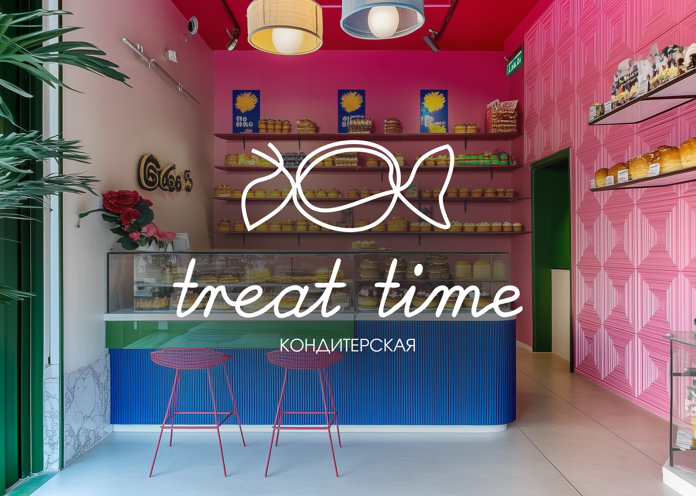 TREAT TIME | BRAND IDENTITY | LOGO | LANDING PAGE — Изображение №1 — Интерфейсы, Брендинг на Dprofile