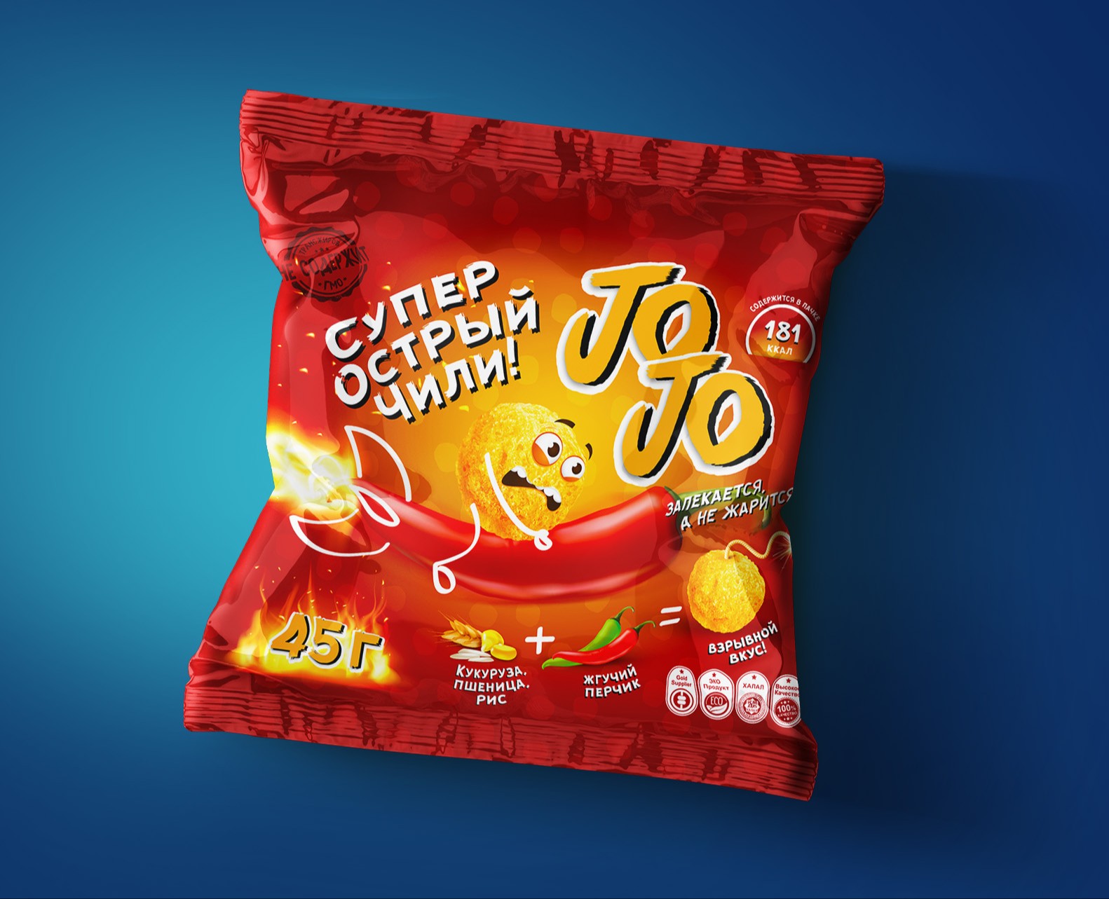 Иллюстрация и дизайн упаковки снеков — Брендинг, Иллюстрация на Dprofile