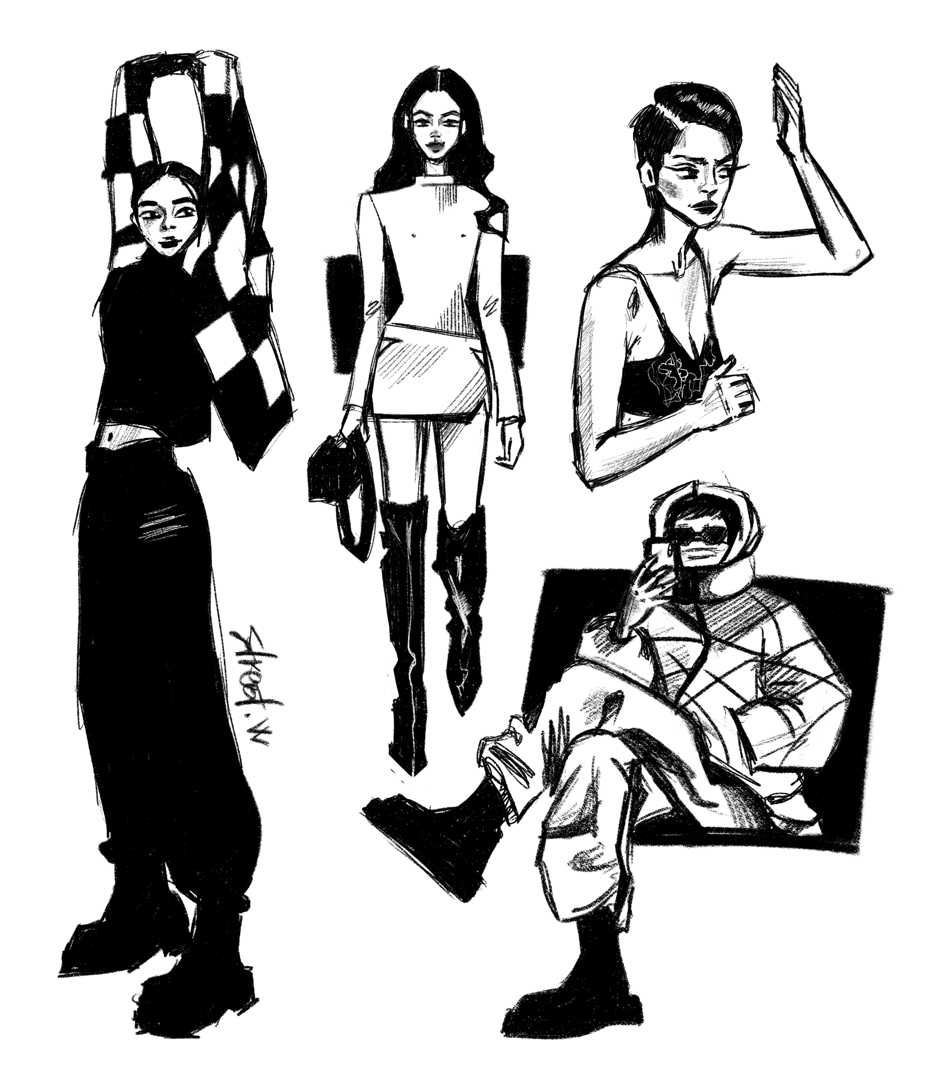 illustrations for Vogue — Изображение №6 — Иллюстрация, Графика на Dprofile