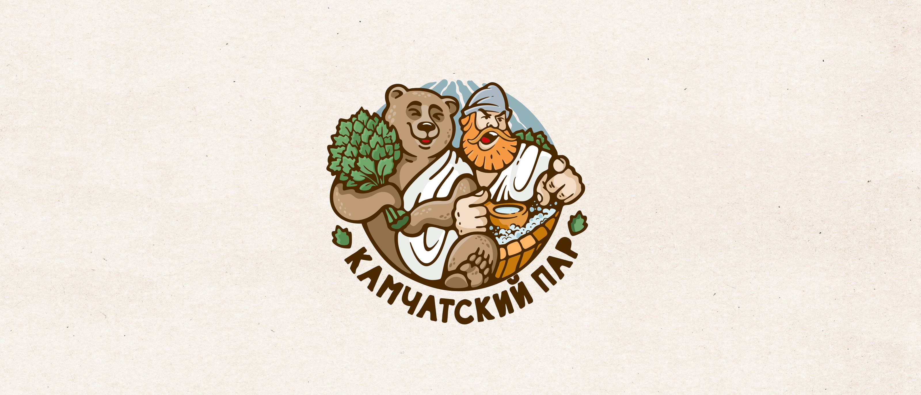 «Камчатский пар» - сеть банных комплексов — Изображение №1 — Брендинг на Dprofile