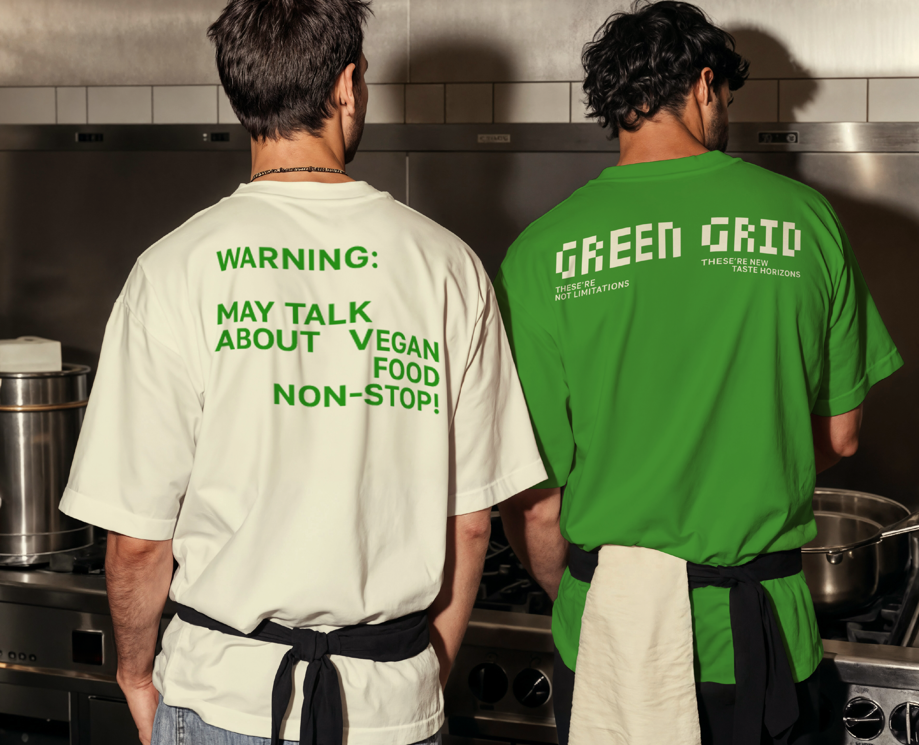 Green Grid / Айдентика для веганкафе на Dprofile