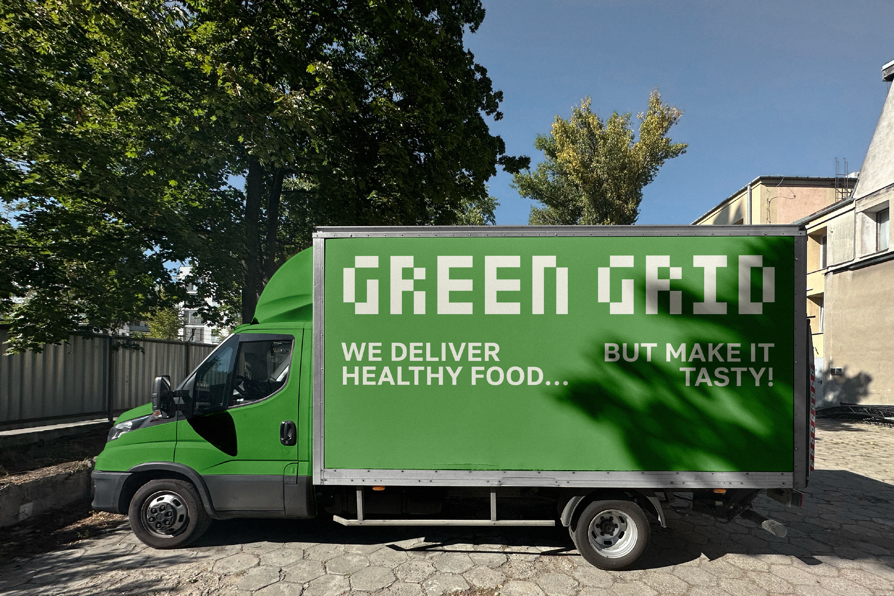 Green Grid / Айдентика для веганкафе — Изображение №12 — Брендинг на Dprofile