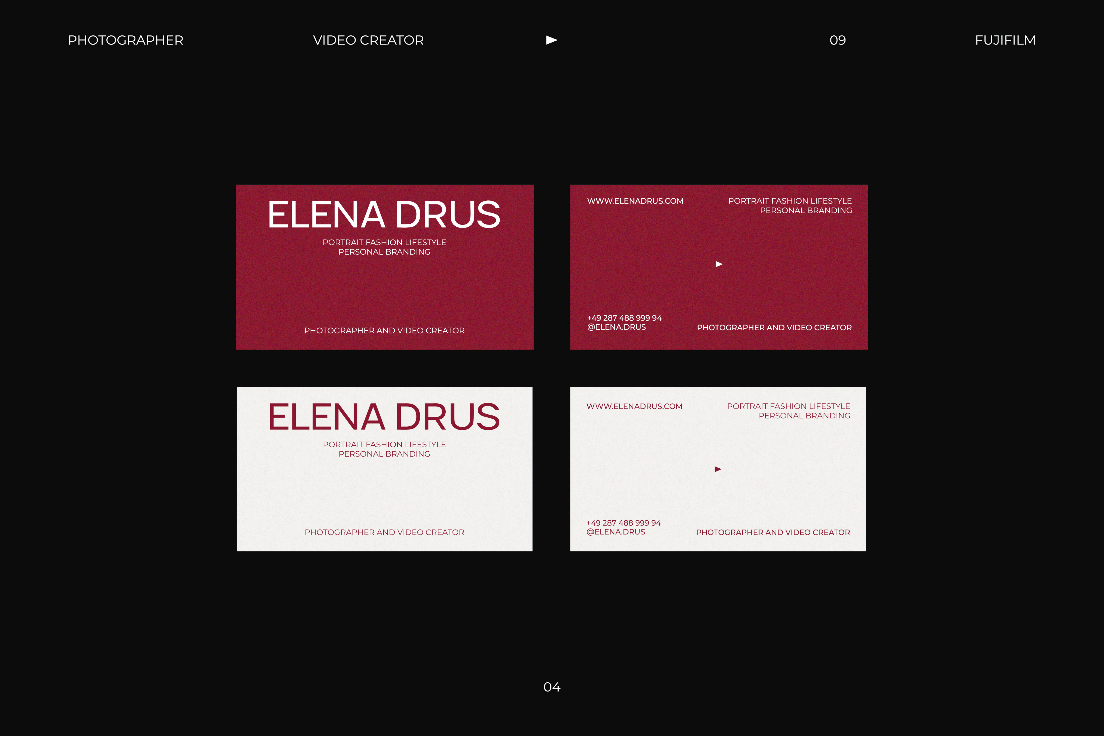 Photographer brand identity / Logo — Изображение №3 — Брендинг на Dprofile