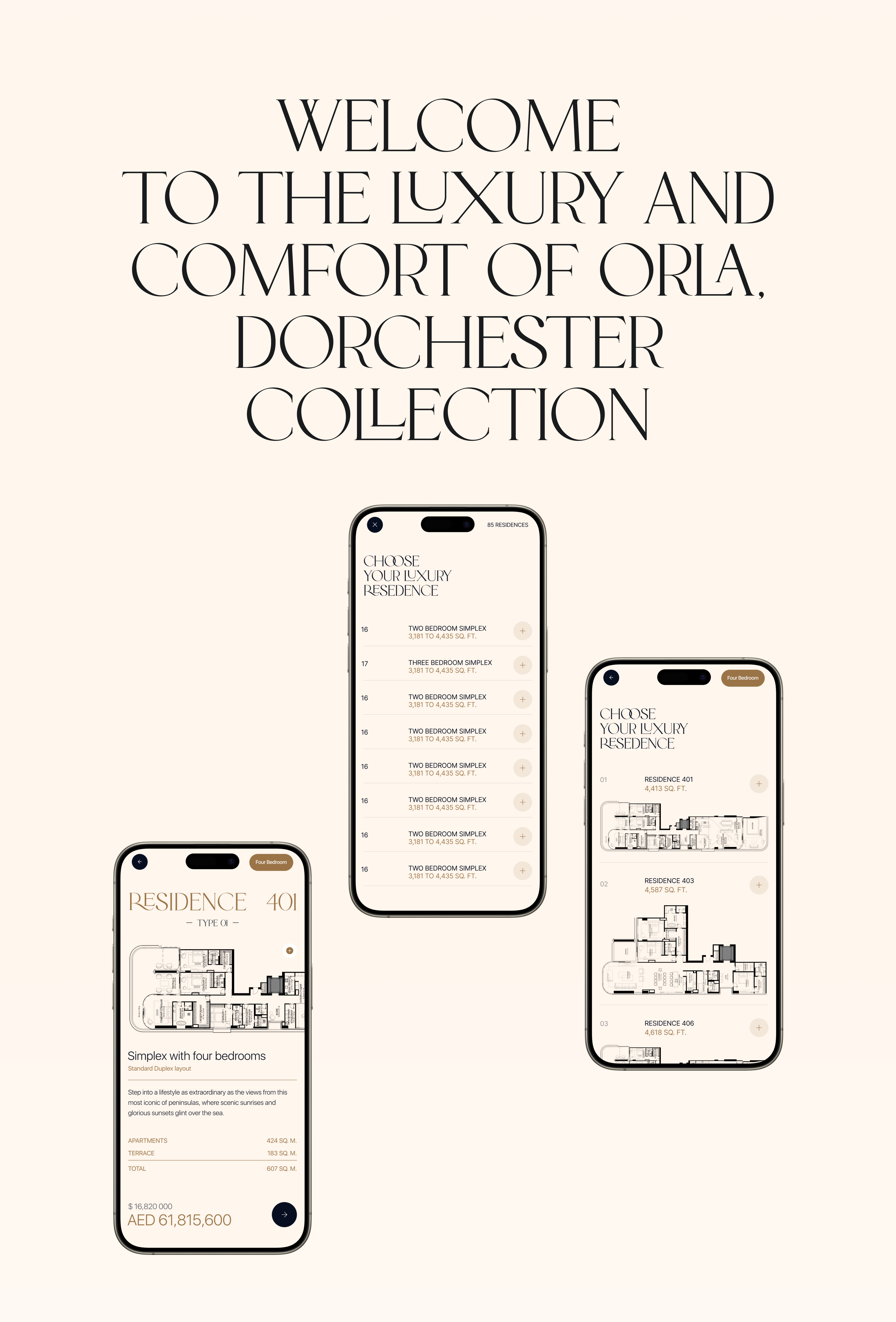 Orla, Dorchester Collection Dubai — Изображение №14 — Интерфейсы, Анимация на Dprofile