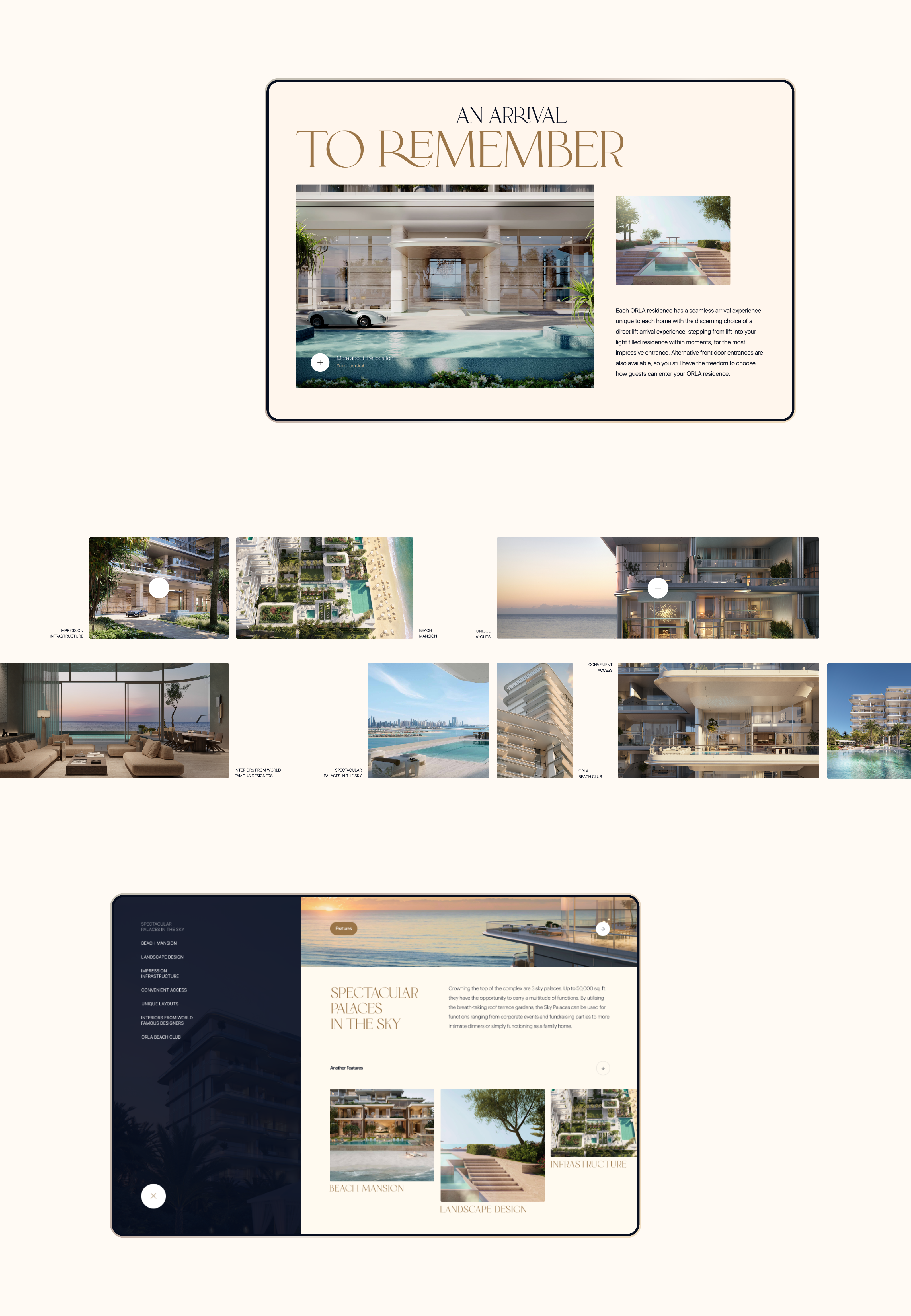 Orla, Dorchester Collection Dubai — Изображение №8 — Интерфейсы, Анимация на Dprofile