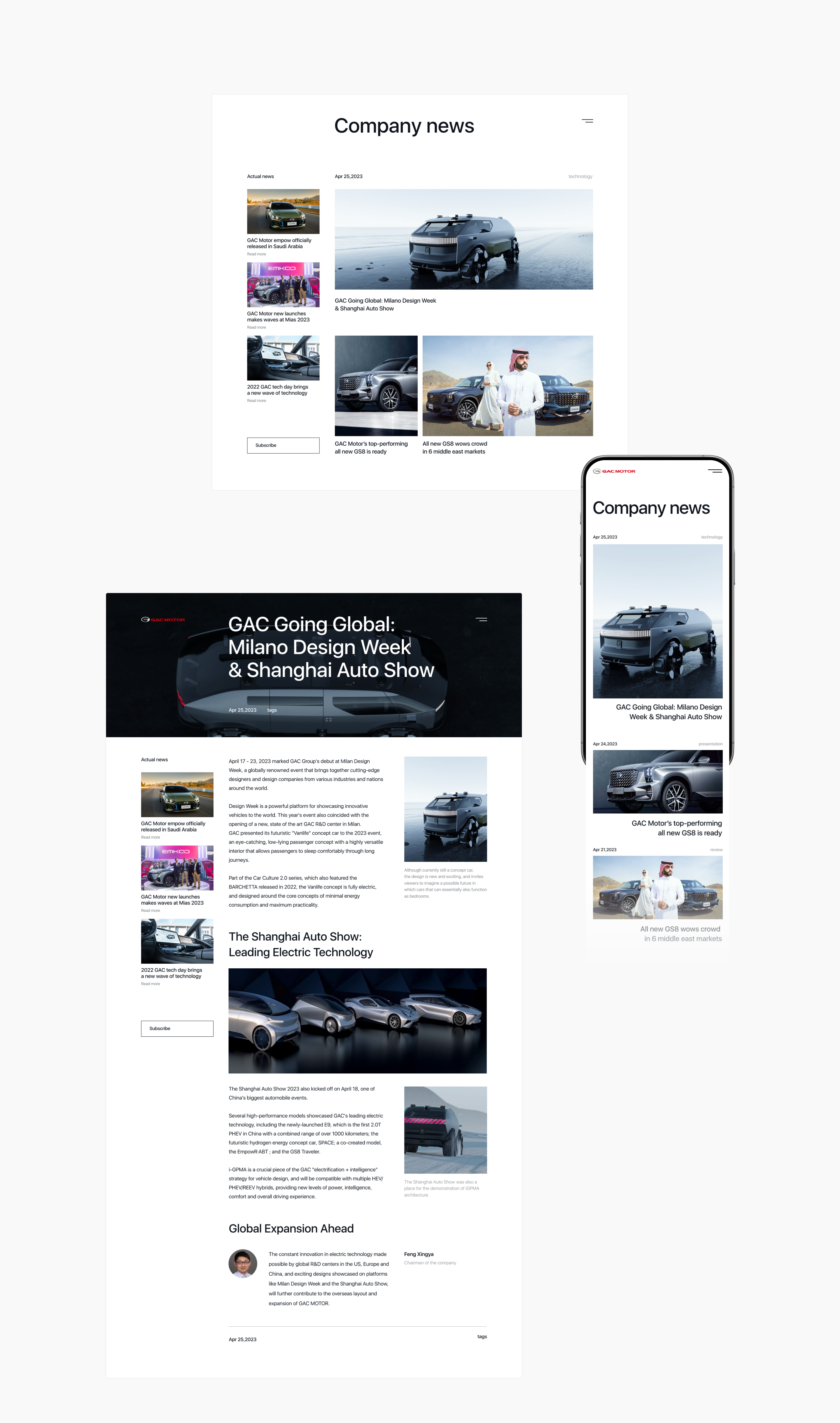 GAC GM8 — Luxury Van Promo — Изображение №21 — Интерфейсы, Анимация на Dprofile