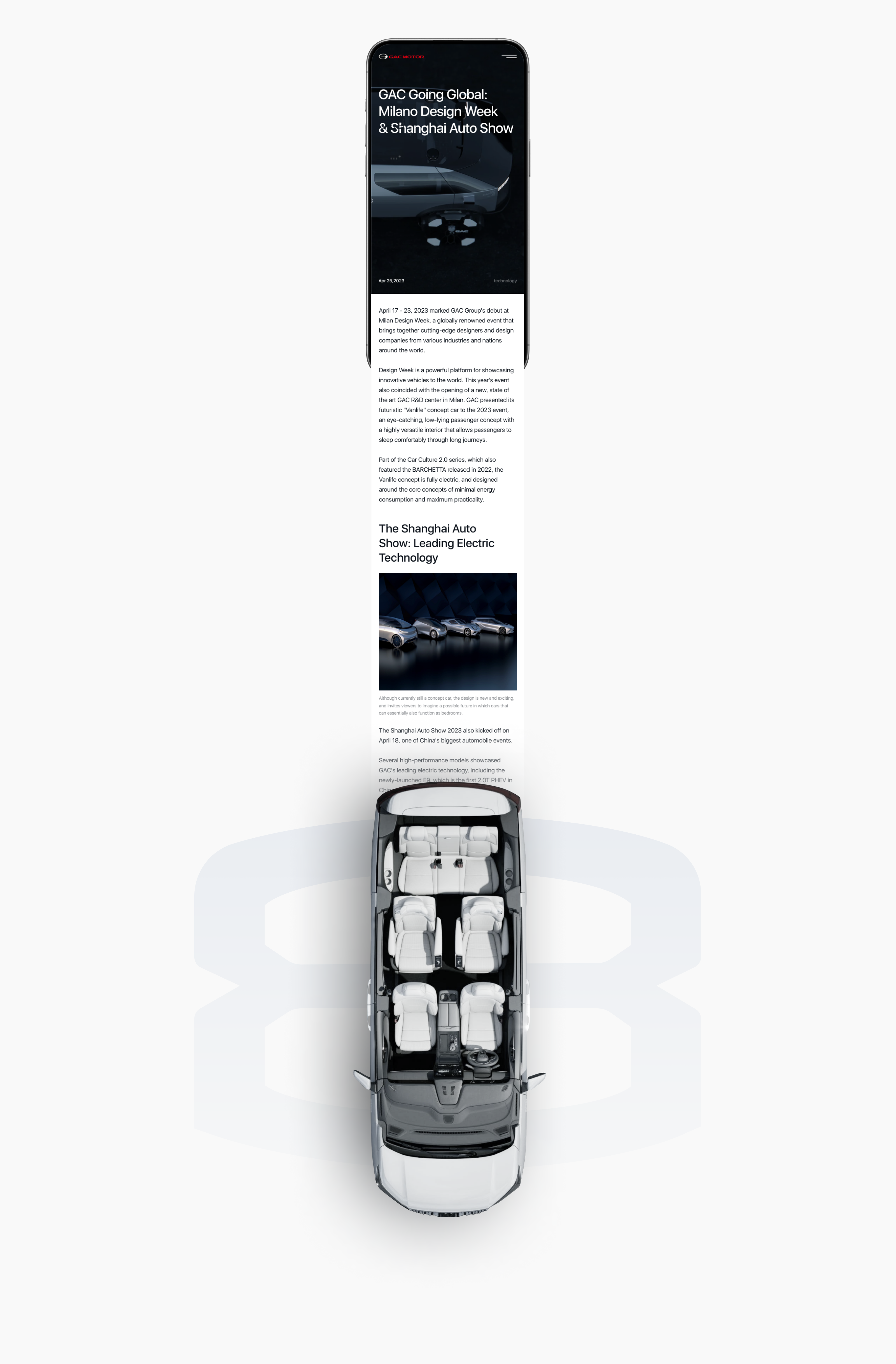 GAC GM8 — Luxury Van Promo — Изображение №22 — Интерфейсы, Анимация на Dprofile