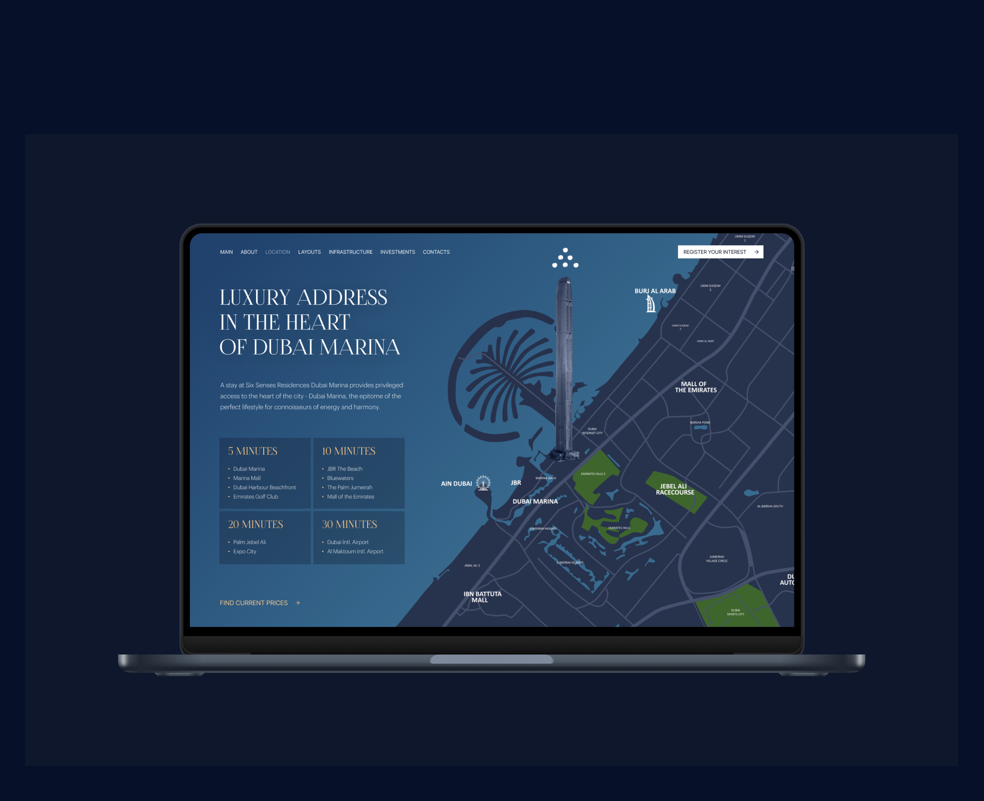 Six Senses Residences — Dubai Marina — Изображение №10 — Интерфейсы, Анимация на Dprofile