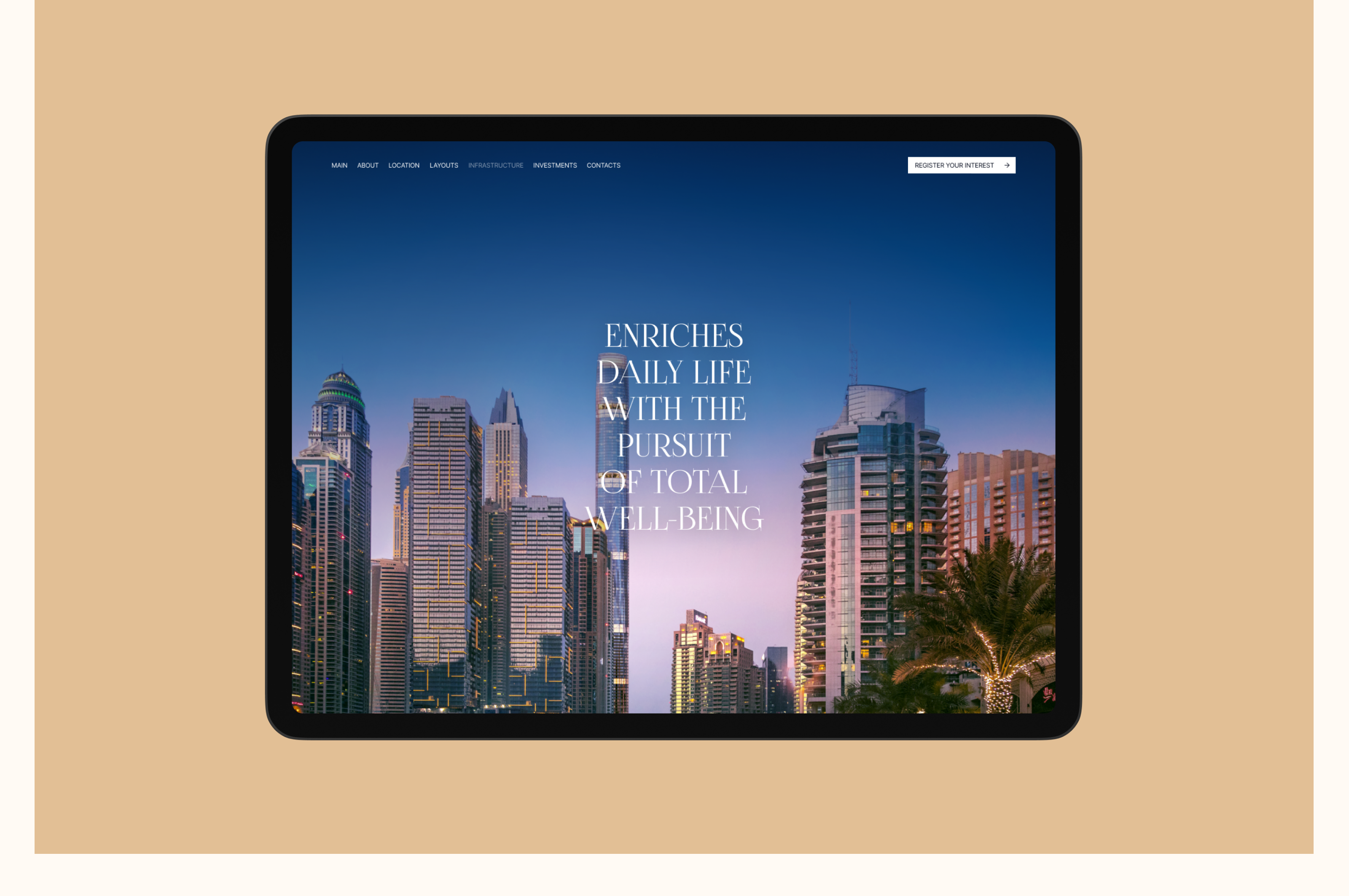 Six Senses Residences — Dubai Marina — Изображение №16 — Интерфейсы, Анимация на Dprofile