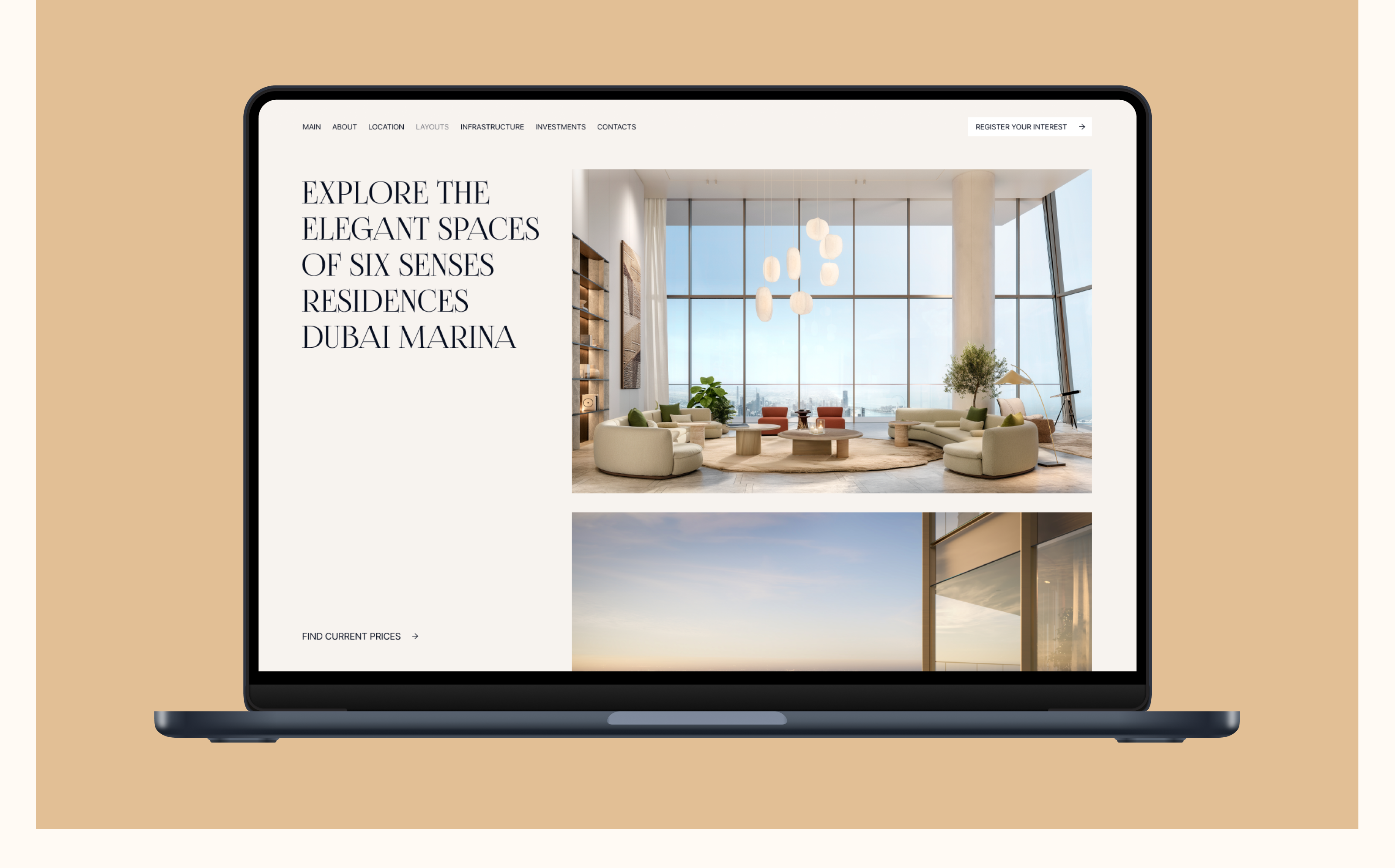 Six Senses Residences — Dubai Marina — Изображение №15 — Интерфейсы, Анимация на Dprofile