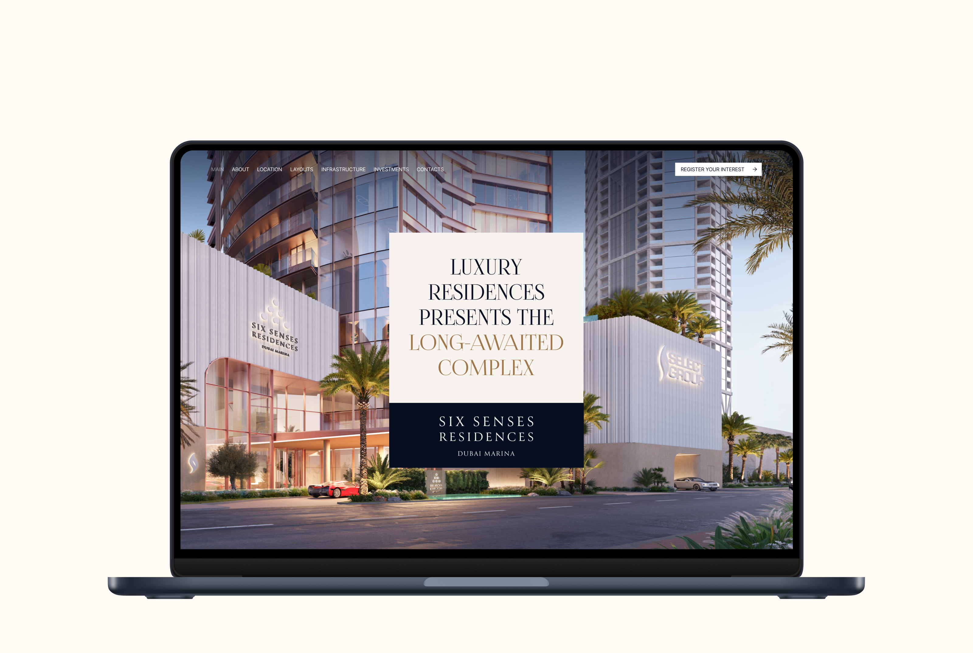 Six Senses Residences — Dubai Marina — Изображение №4 — Интерфейсы, Анимация на Dprofile