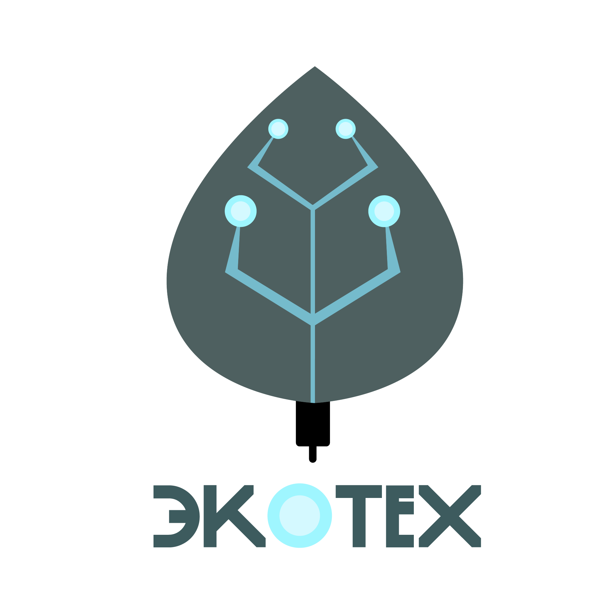 Логотип выдуманной компании "ЭкоТех" — Изображение №1 — Брендинг, Иллюстрация на Dprofile