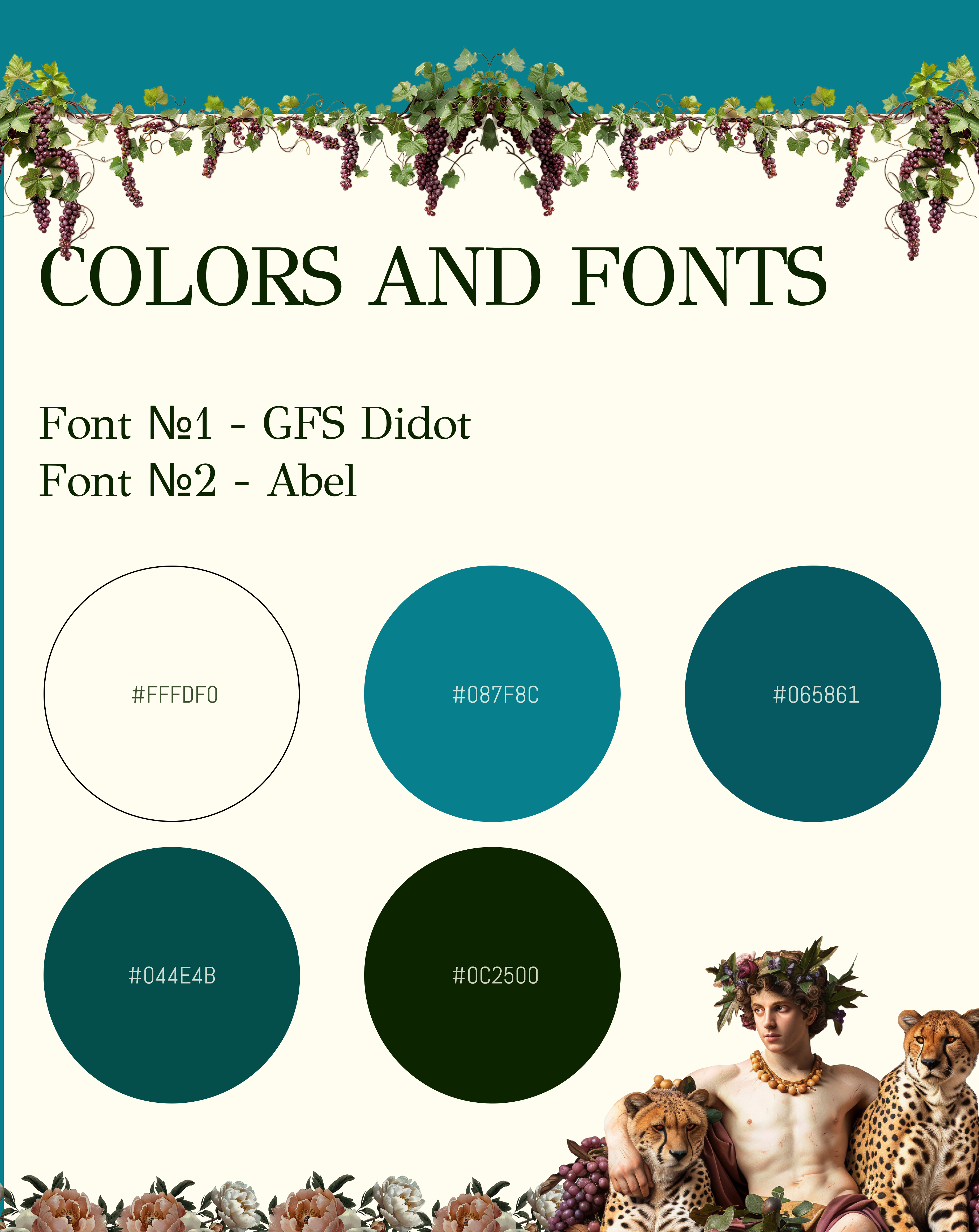 Creative site about Dionysus — Изображение №5 — Интерфейсы, Графика на Dprofile