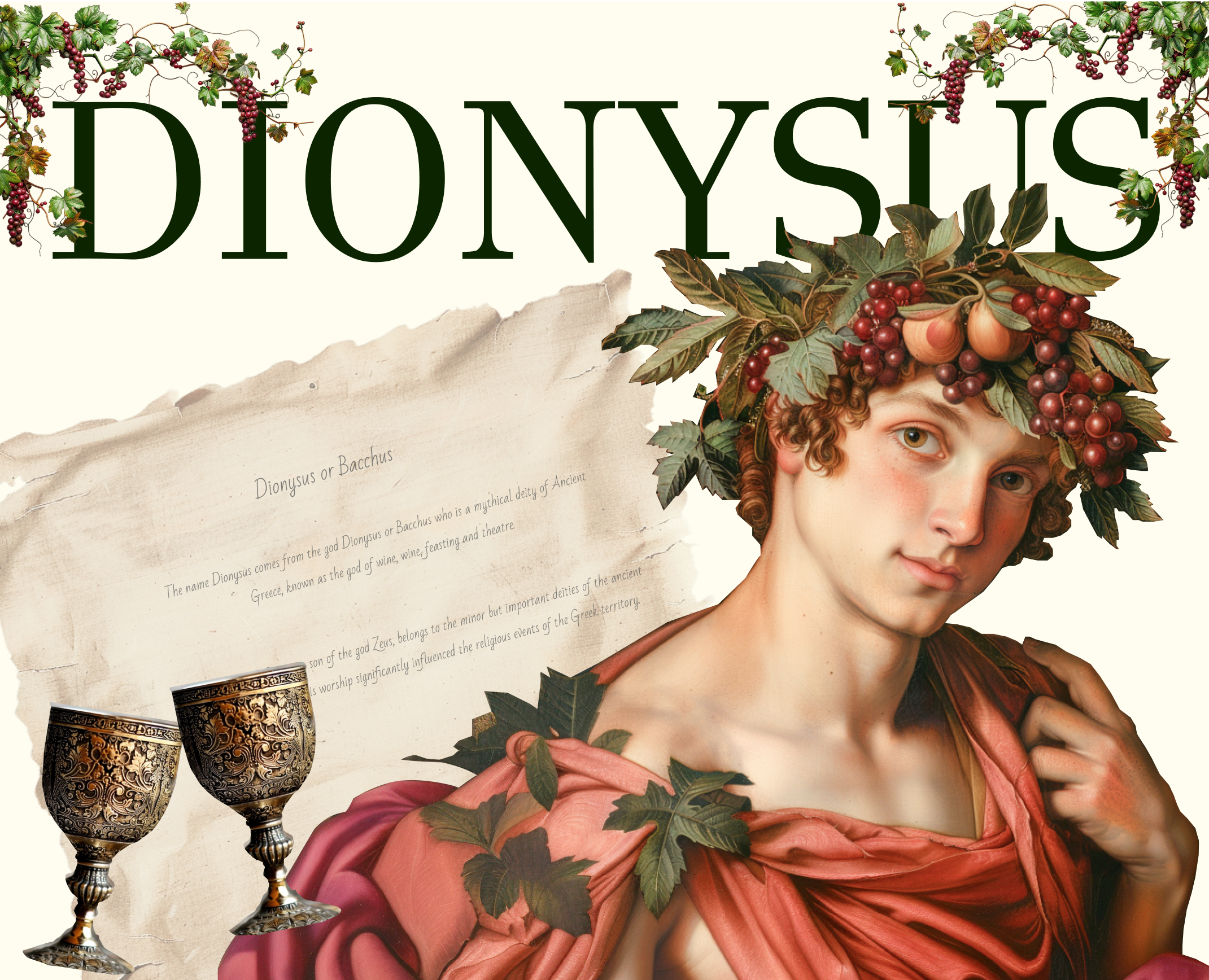 Creative site about Dionysus на Dprofile
