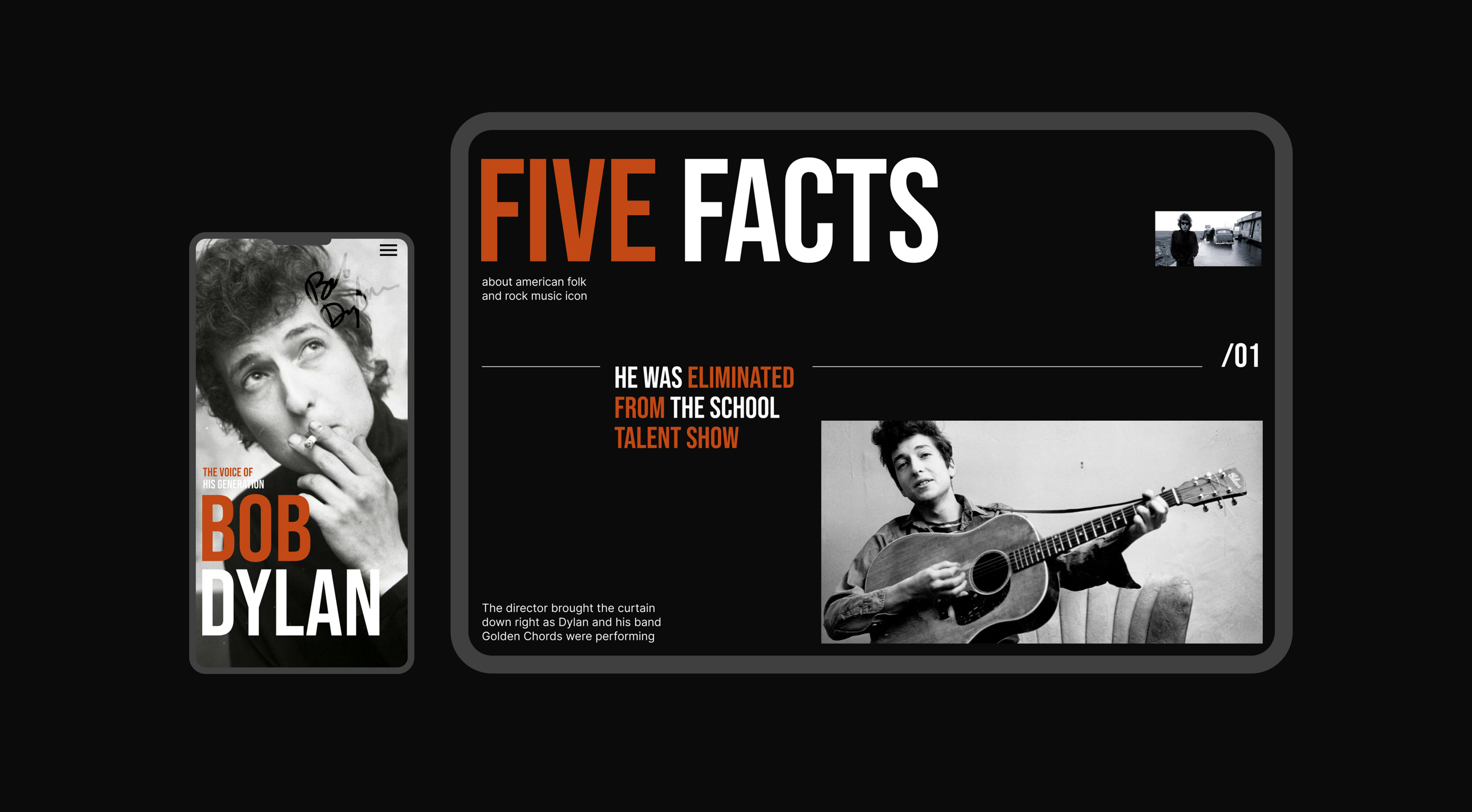 Bob Dylan — Изображение №4 — Интерфейсы, Графика на Dprofile