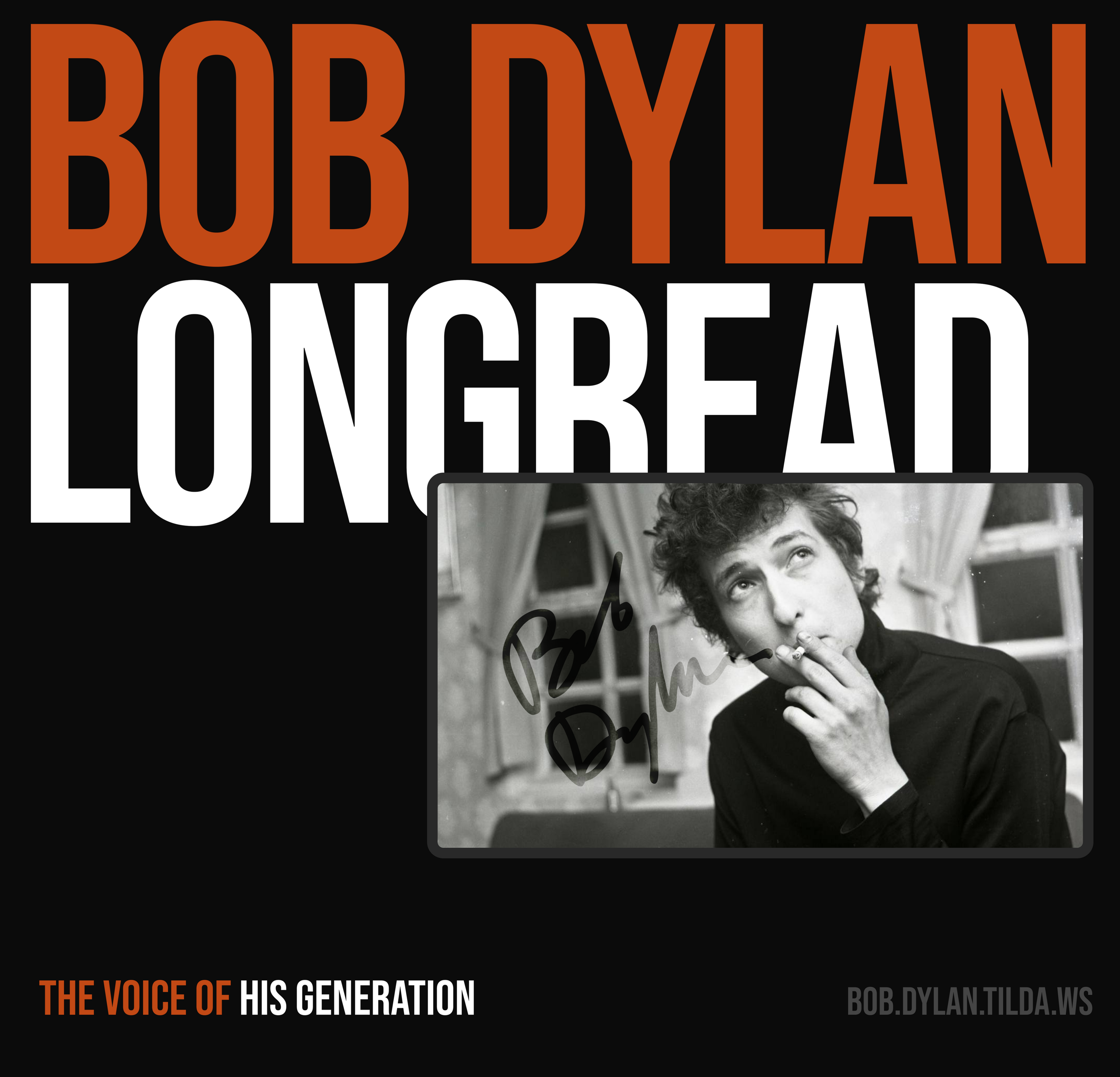 Bob Dylan — Изображение №1 — Интерфейсы, Графика на Dprofile