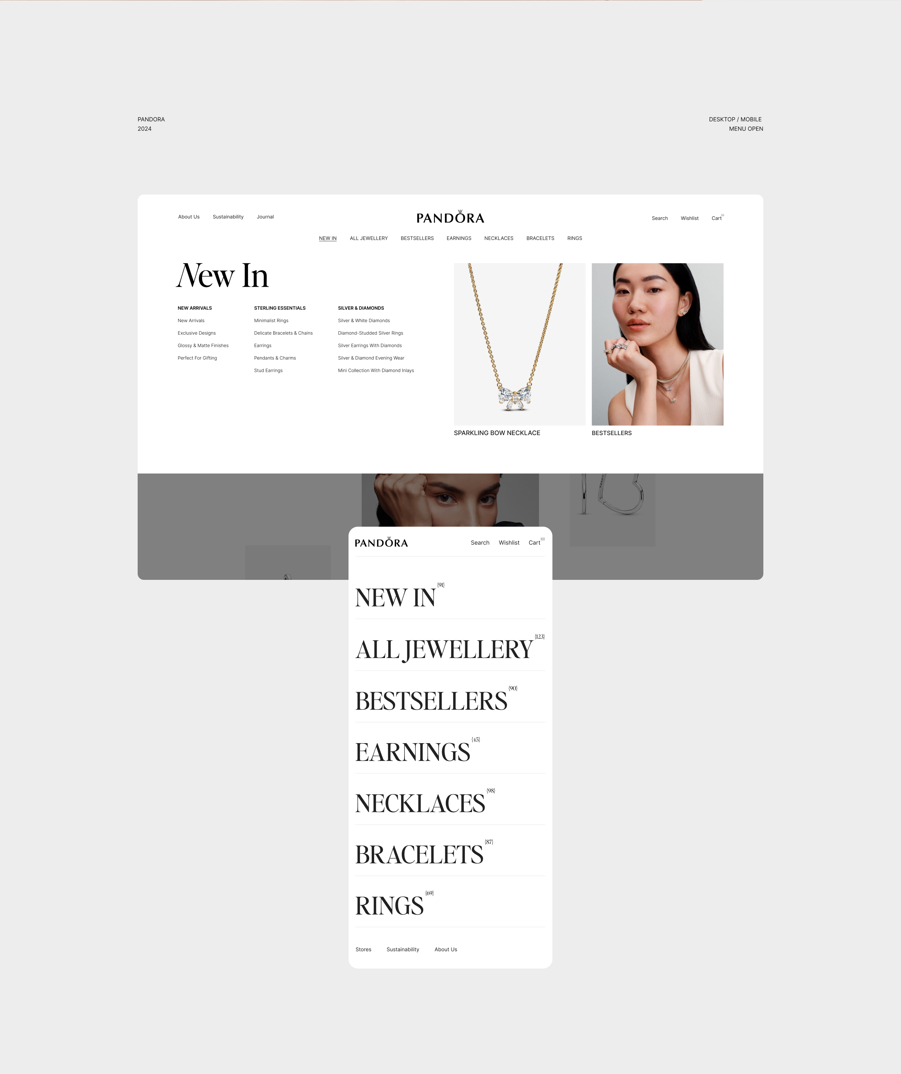 Pandora E-commerce — Изображение №6 — Интерфейсы, Брендинг на Dprofile