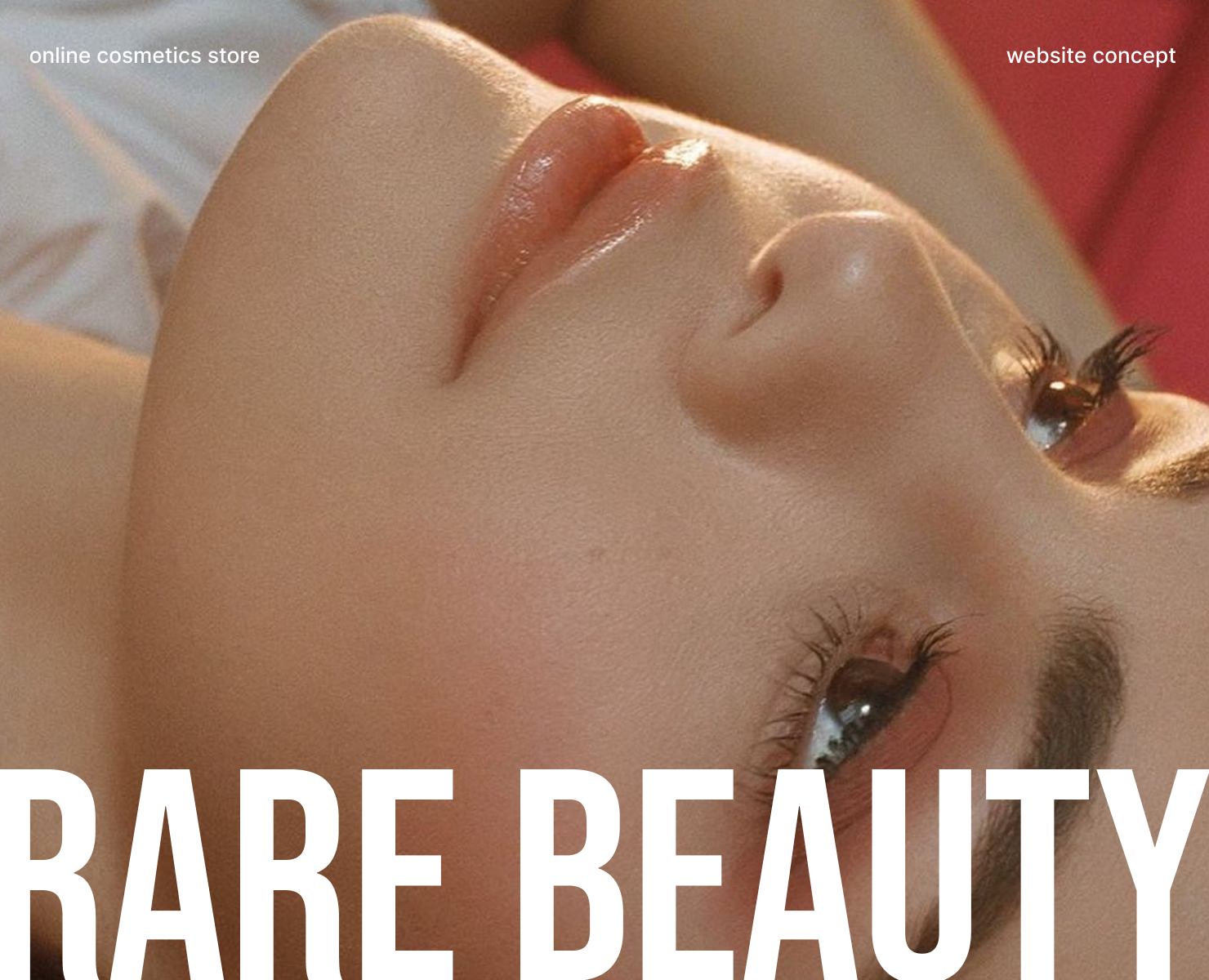 RARE BEAUTY Online store | Wedsite design | E-commerce на Dprofile