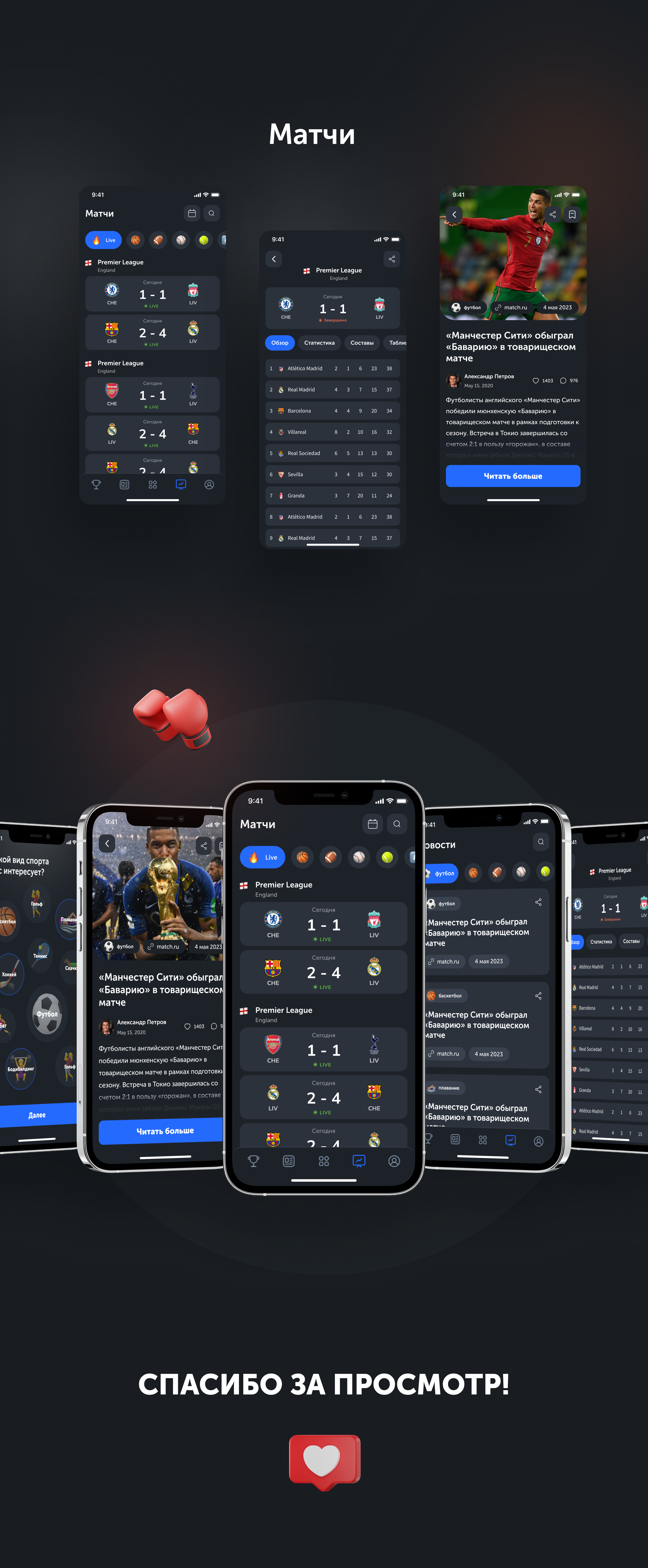 Matches App Case Study — Изображение №4 — Интерфейсы на Dprofile