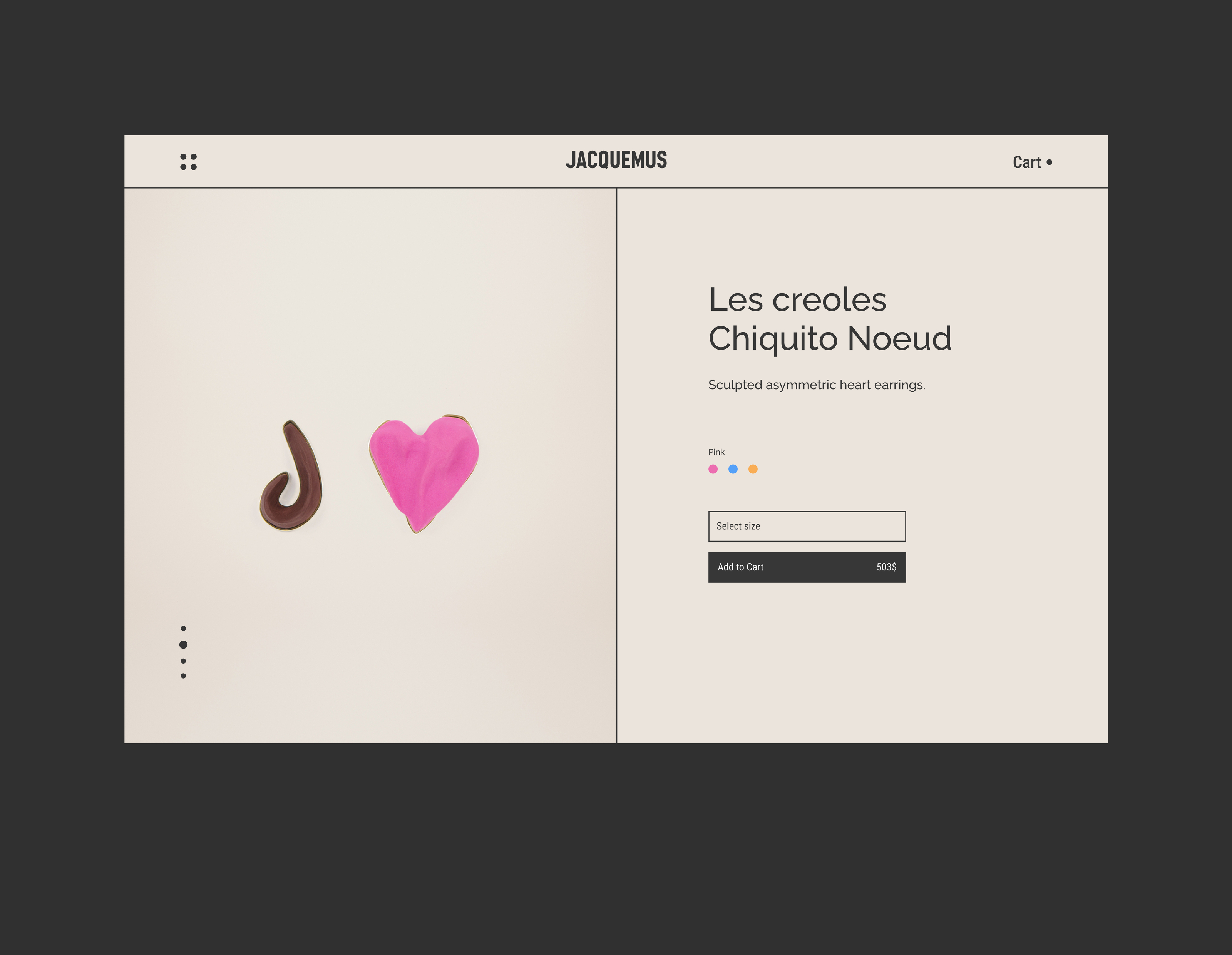 Jacquemus Jewelry Concept — Изображение №8 — Интерфейсы на Dprofile
