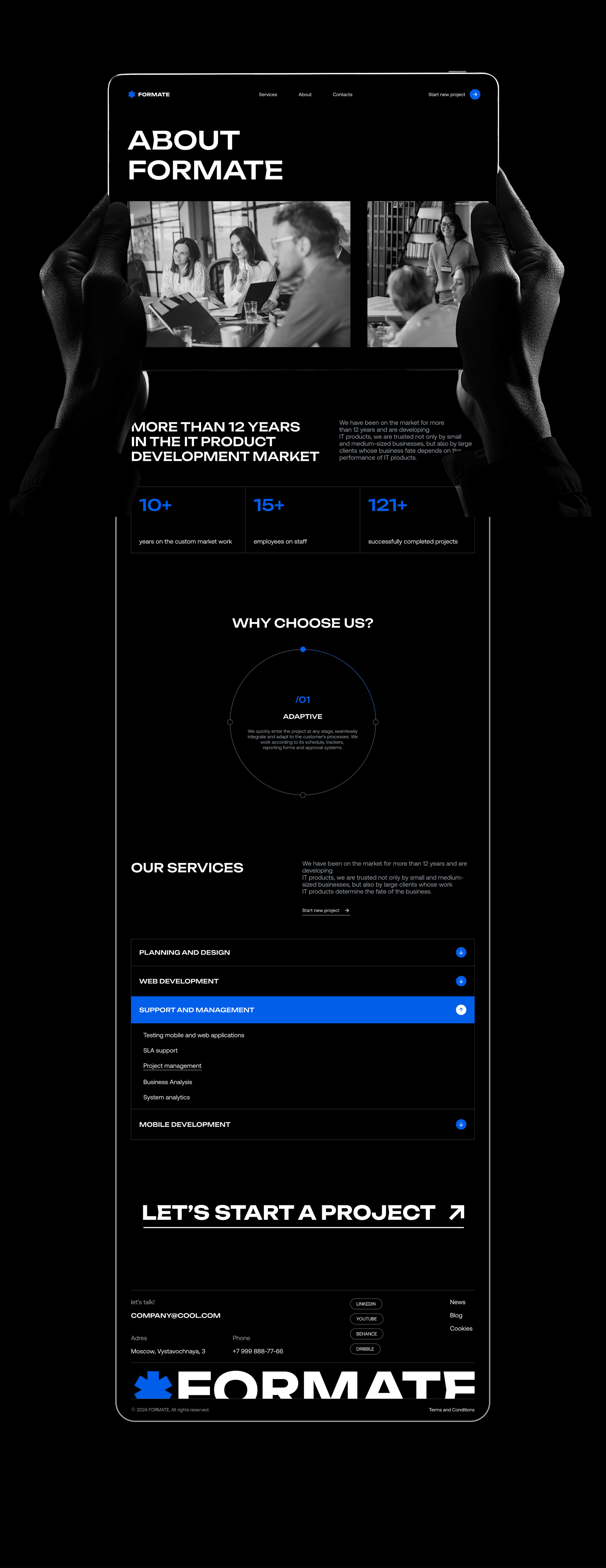 Formate Digital Agency — Изображение №10 — Интерфейсы, Брендинг на Dprofile