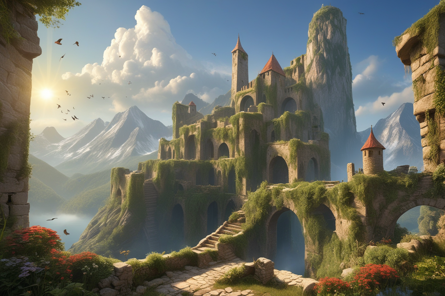 Фэнтезийный мир в стиле Средиземья. — Изображение №12 — Иллюстрация, Графика на Dprofile