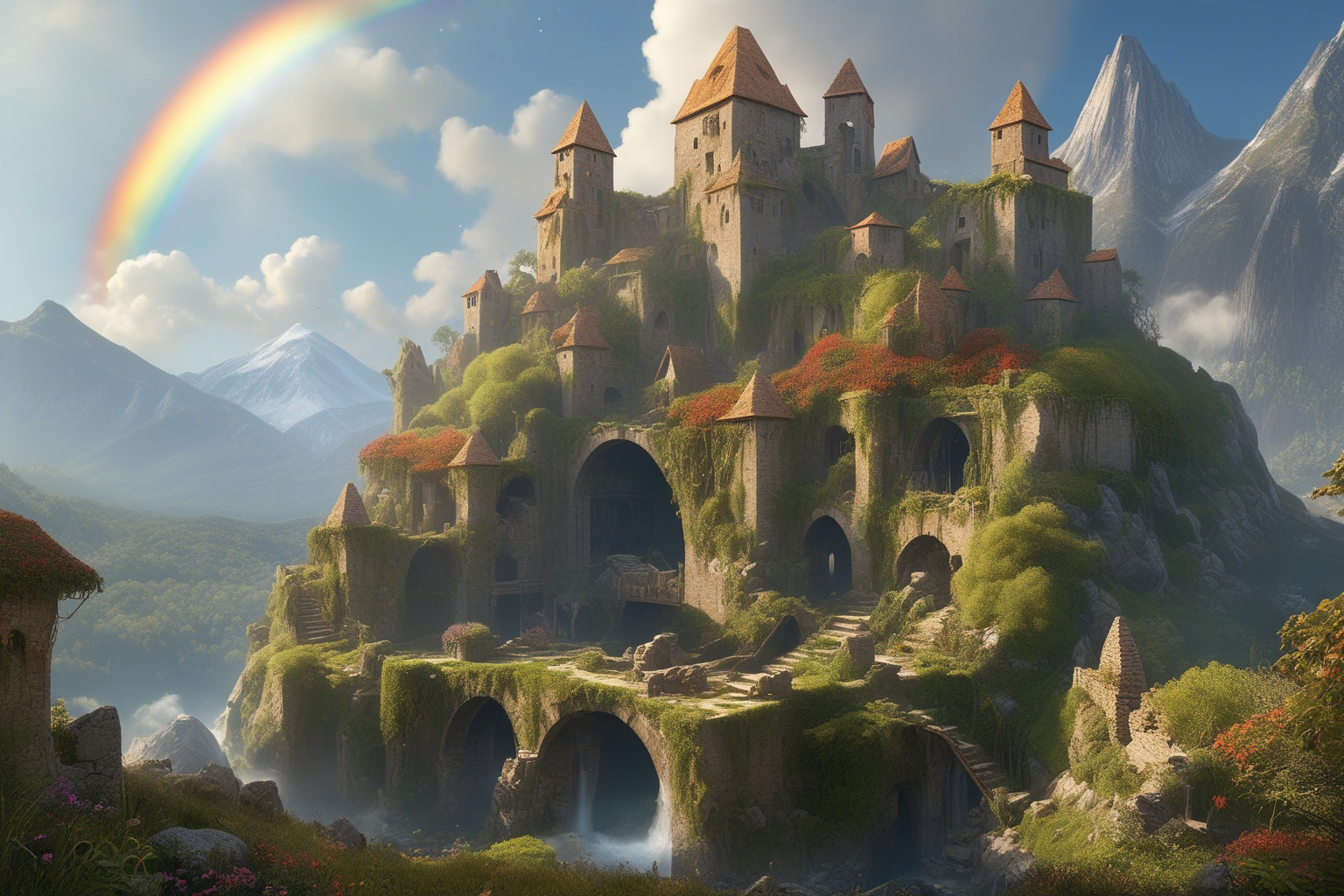 Фэнтезийный мир в стиле Средиземья. — Изображение №13 — Иллюстрация, Графика на Dprofile