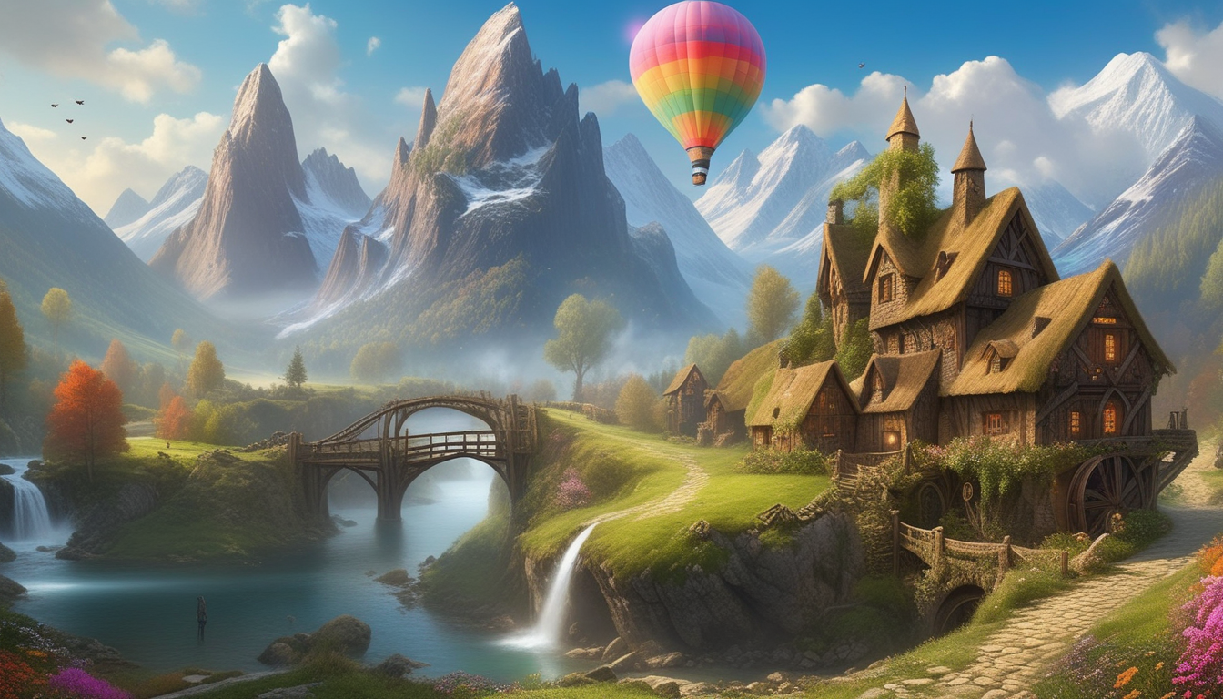 Фэнтезийный мир в стиле Средиземья. — Изображение №4 — Иллюстрация, Графика на Dprofile