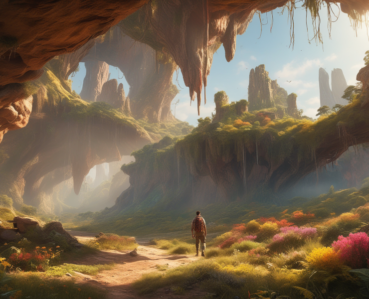 Фантастические путешествия на другие планеты. — Иллюстрация, Графика на Dprofile