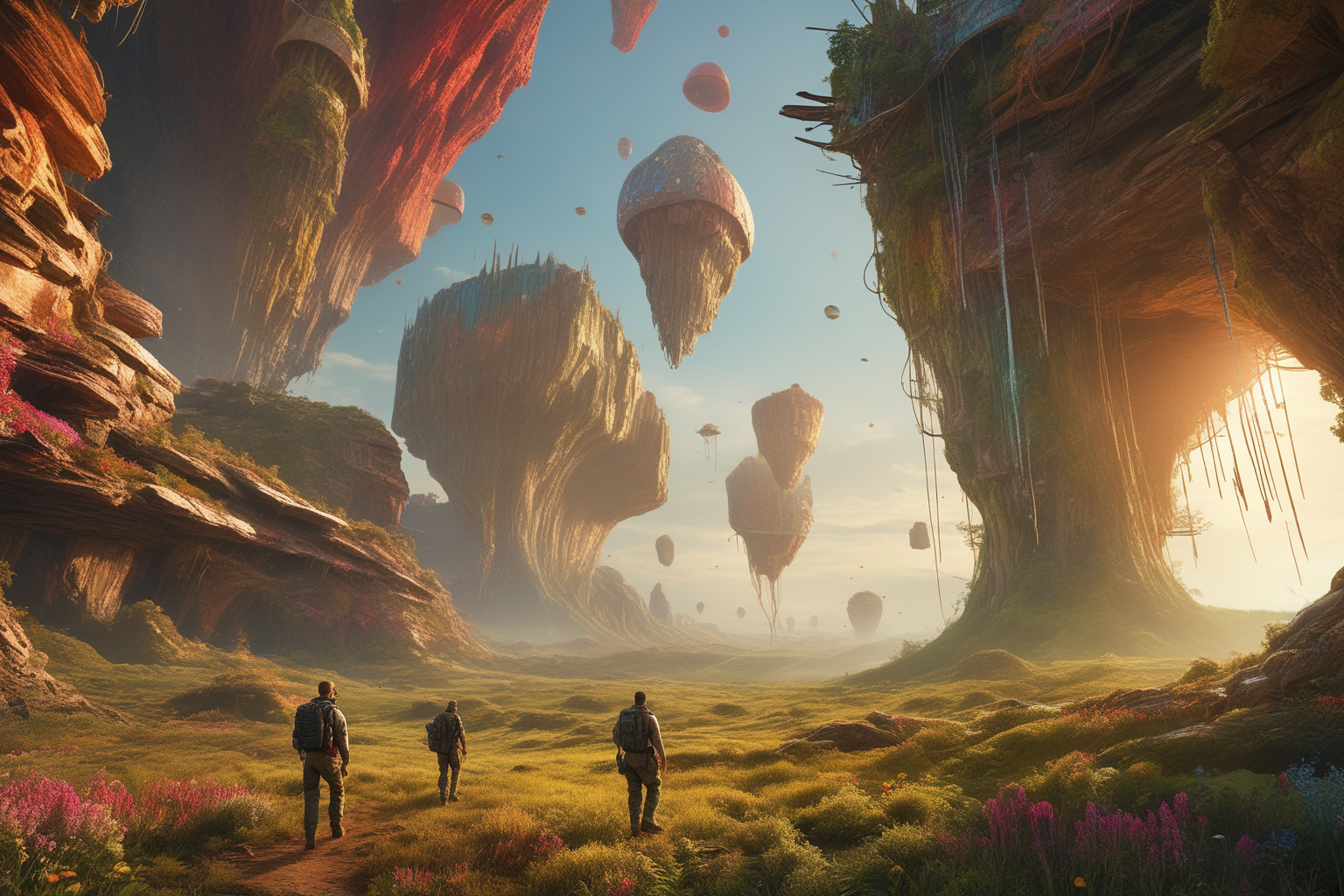 Фантастические путешествия на другие планеты. — Изображение №2 — Иллюстрация, Графика на Dprofile