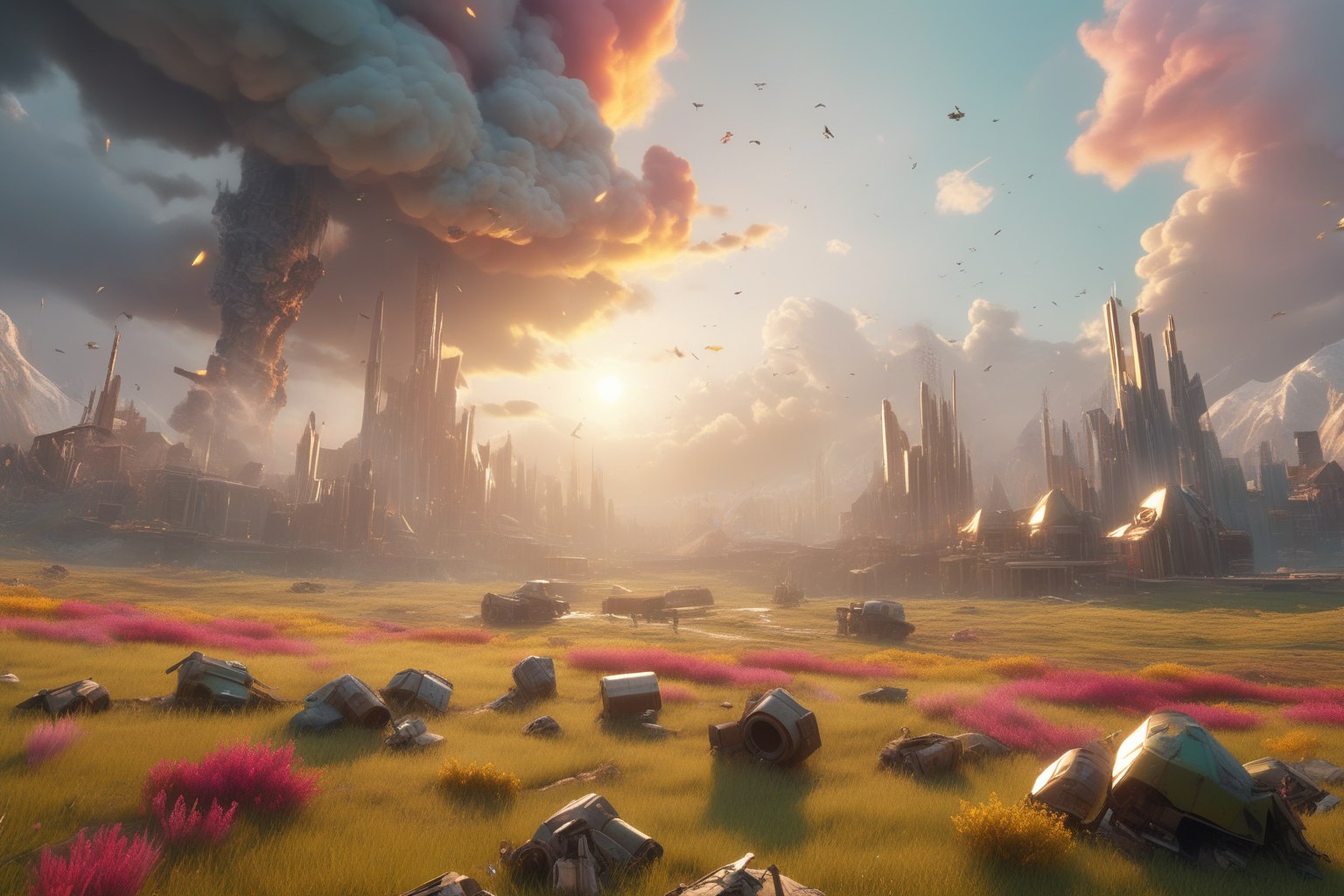 Фантастические путешествия на другие планеты. — Изображение №7 — Иллюстрация, Графика на Dprofile