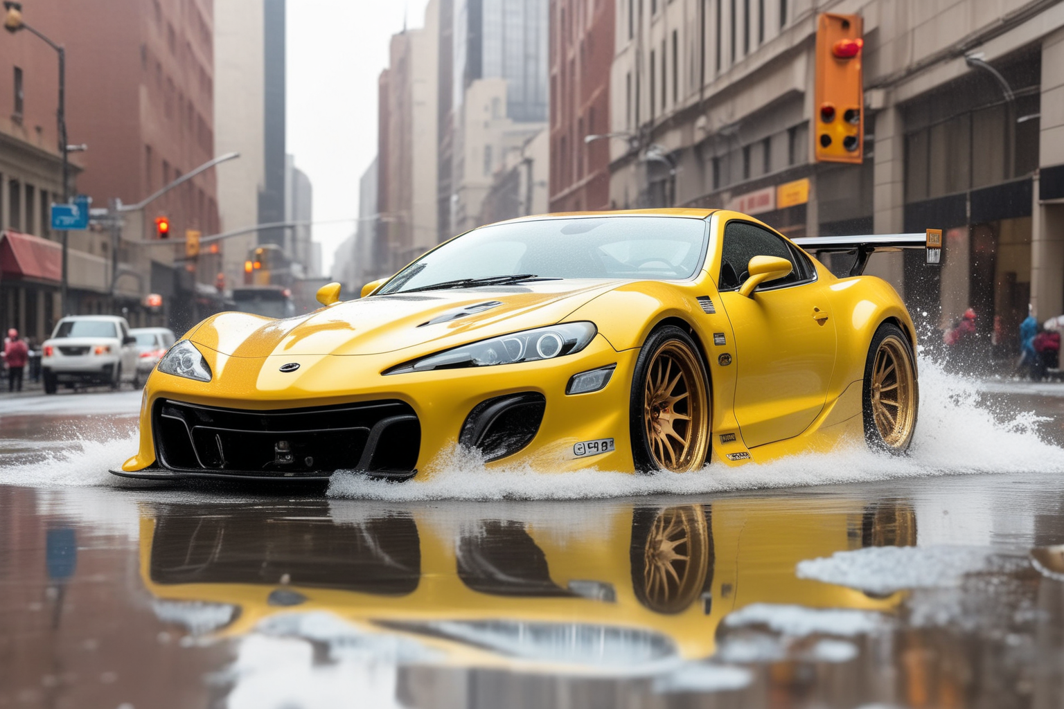 Погоня в стиле киберпанк в Stable Diffusion. — Изображение №11 — Иллюстрация, Графика на Dprofile