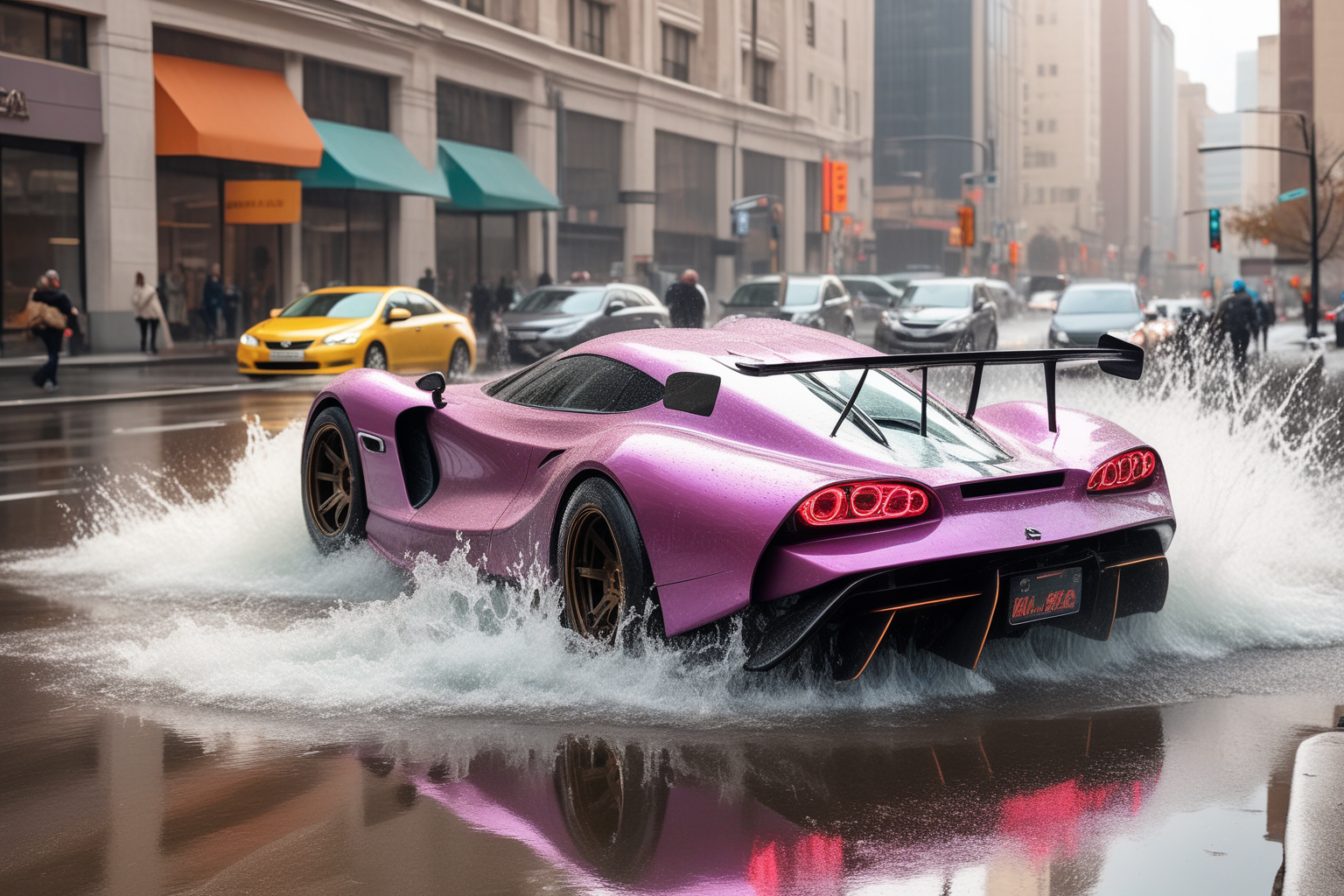 Погоня в стиле киберпанк в Stable Diffusion. — Изображение №8 — Иллюстрация, Графика на Dprofile