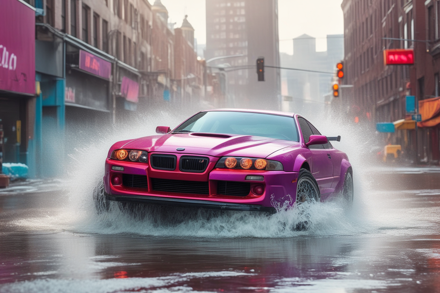 Погоня в стиле киберпанк в Stable Diffusion. — Изображение №12 — Иллюстрация, Графика на Dprofile