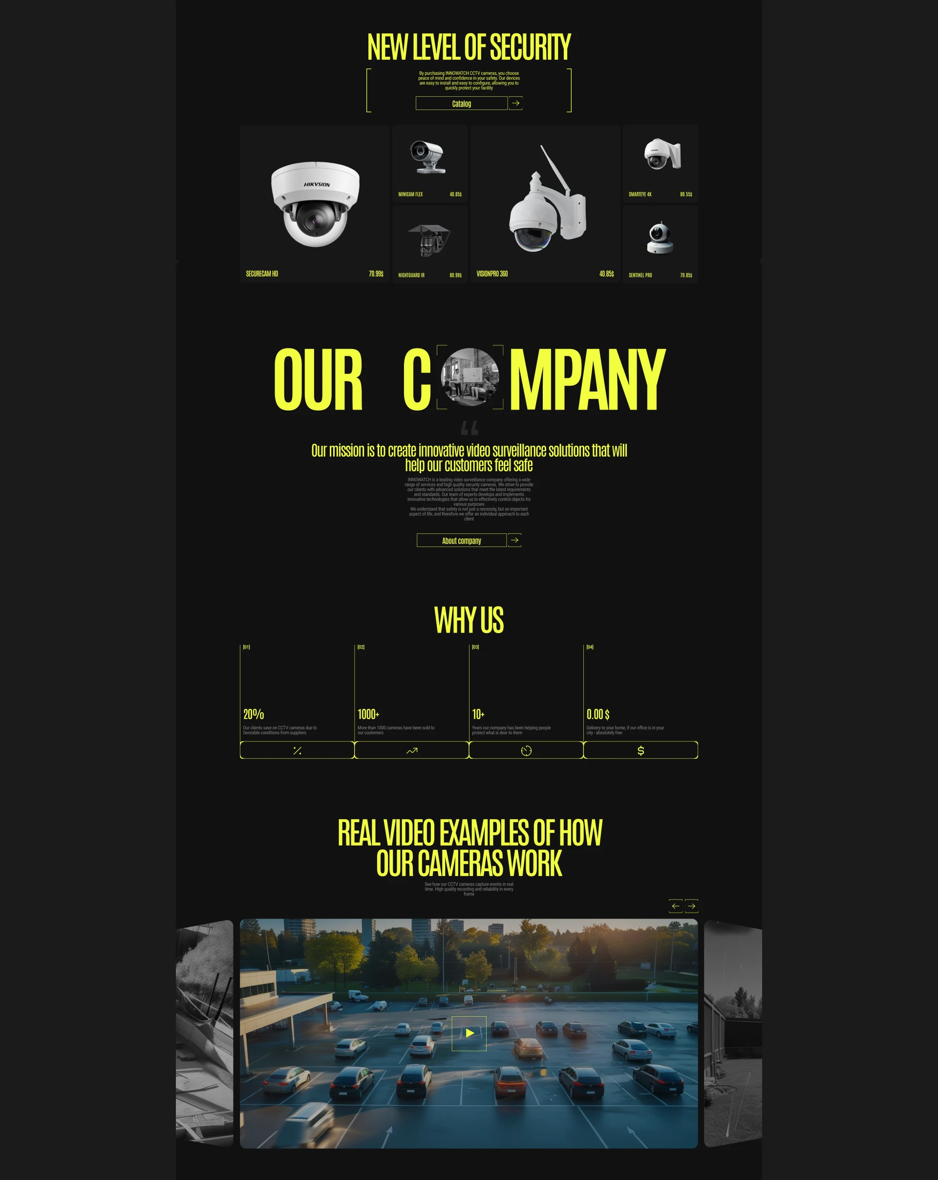 [INNOWATCH] Corporate website — Изображение №3 — Интерфейсы, Анимация на Dprofile