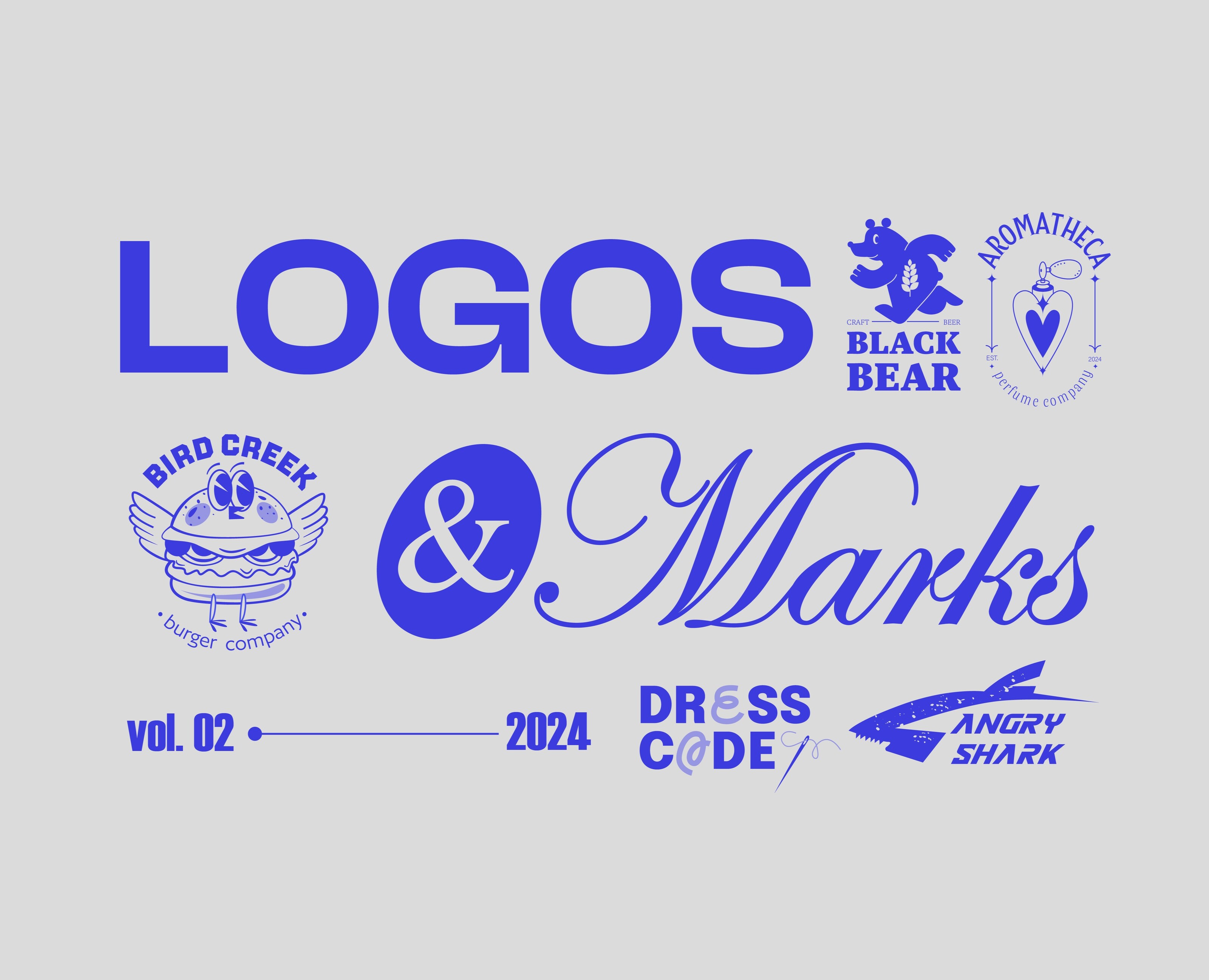LOGOS & MARKS 2024 | Logofolio | Vol.02 — Брендинг, Графика на Dprofile