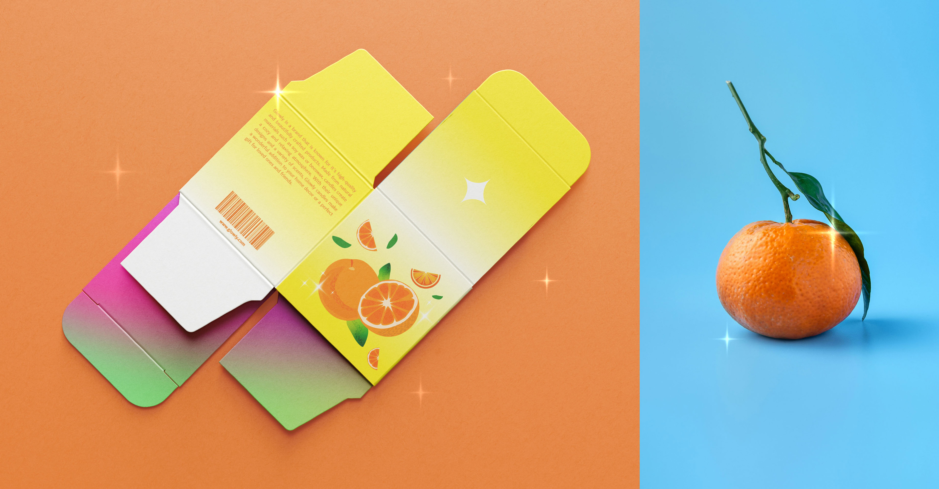 GlOWLY | Candle packaging design | Упаковка для свечей — Изображение №6 — Брендинг, Иллюстрация на Dprofile