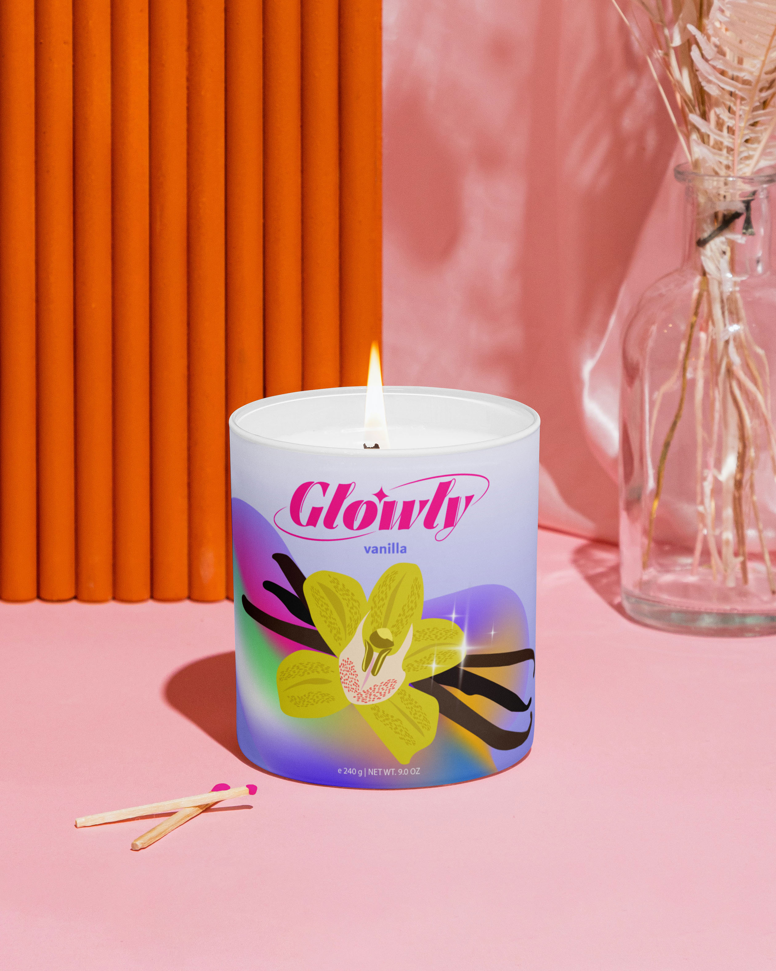 GlOWLY | Candle packaging design | Упаковка для свечей — Изображение №7 — Брендинг, Иллюстрация на Dprofile