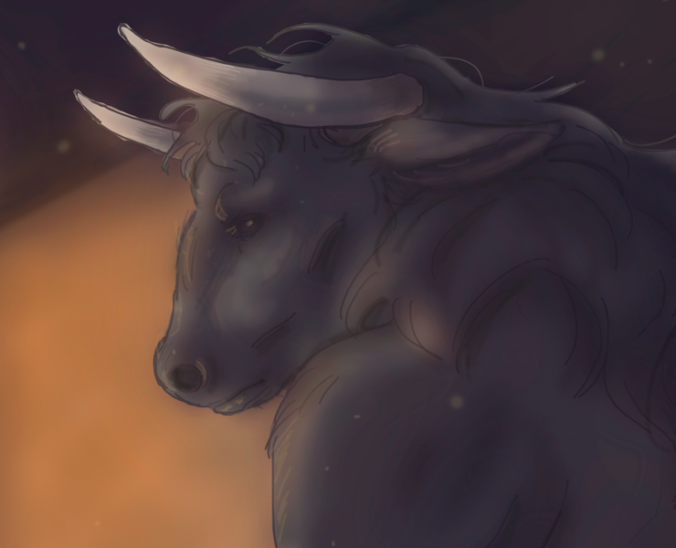 Блуждающий минотавр — Иллюстрация, Графика на Dprofile