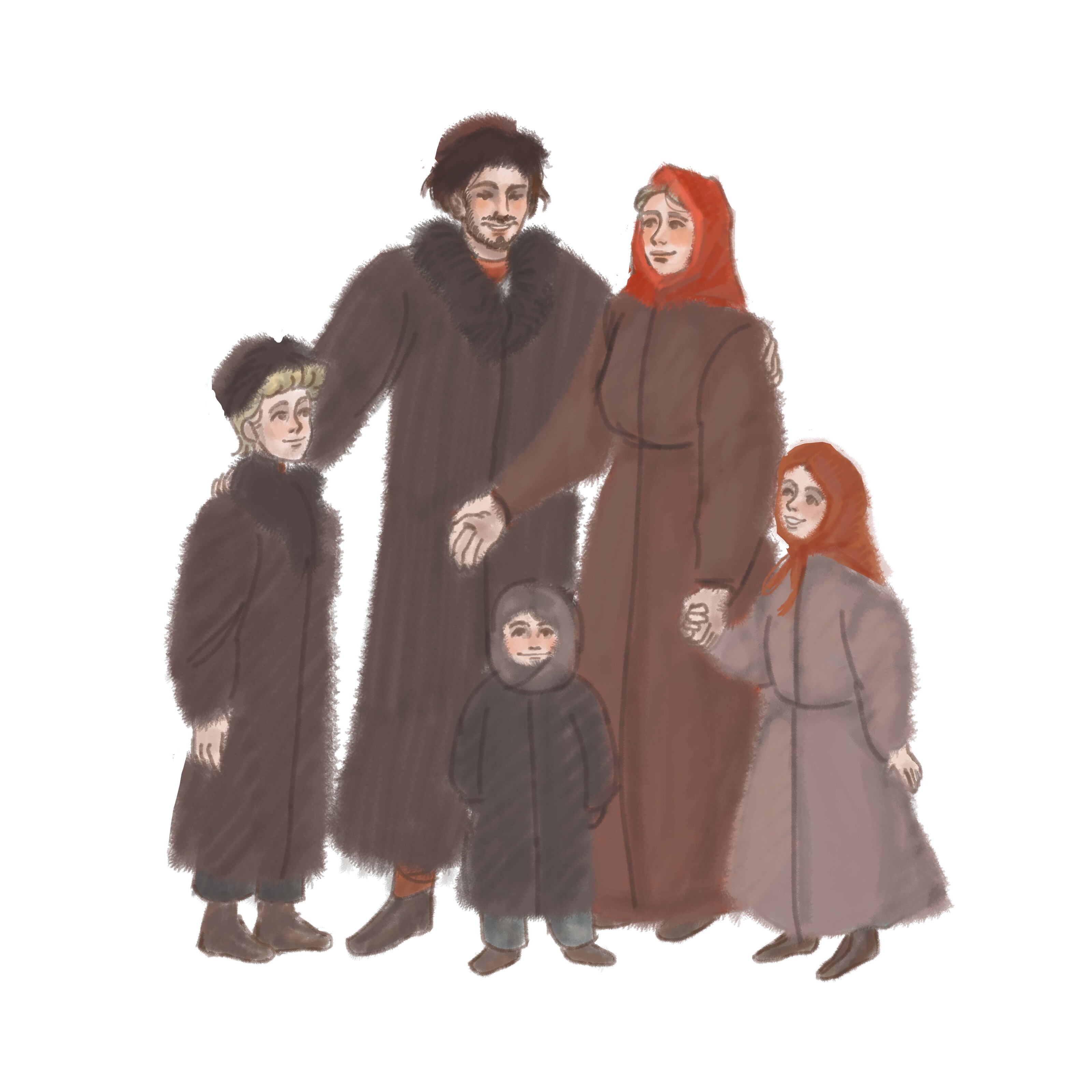Славянская семья — Изображение №4 — Иллюстрация на Dprofile