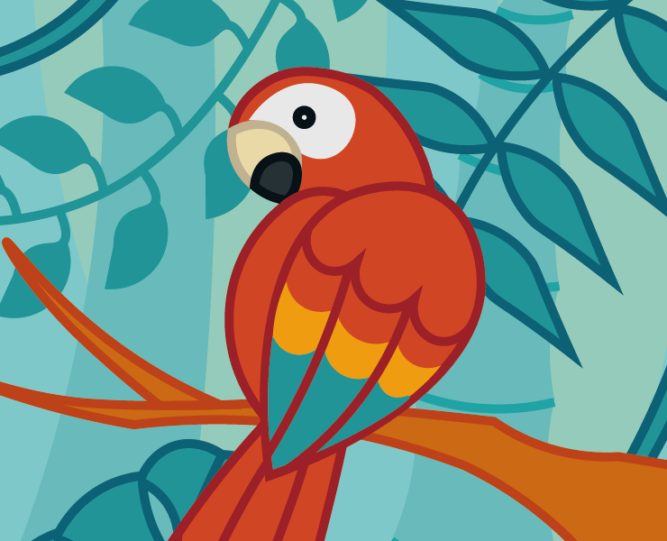 Красный и Зеленый — Иллюстрация на Dprofile