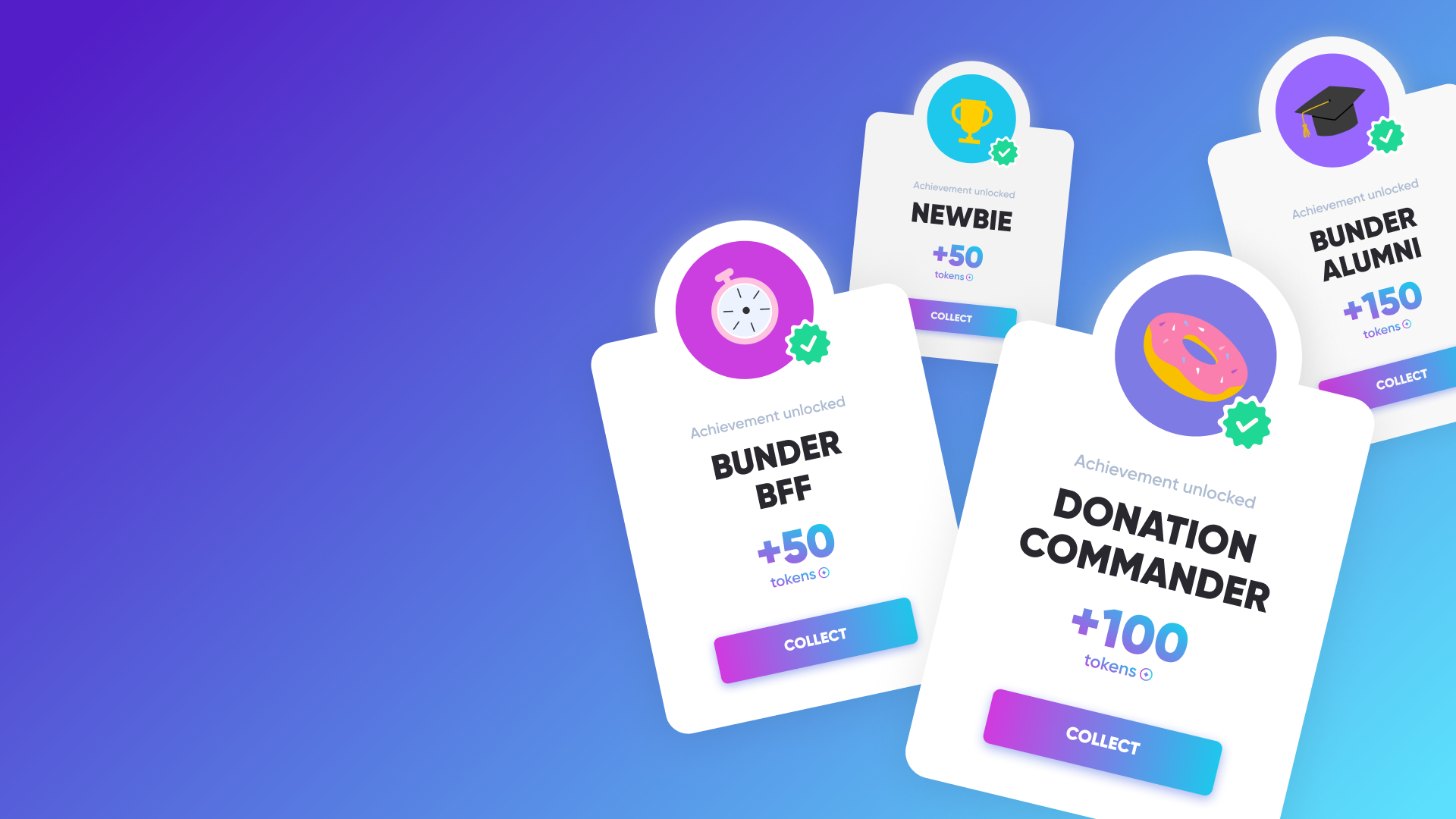 Ачивки для приложения Bunder — Изображение №1 — Интерфейсы на Dprofile