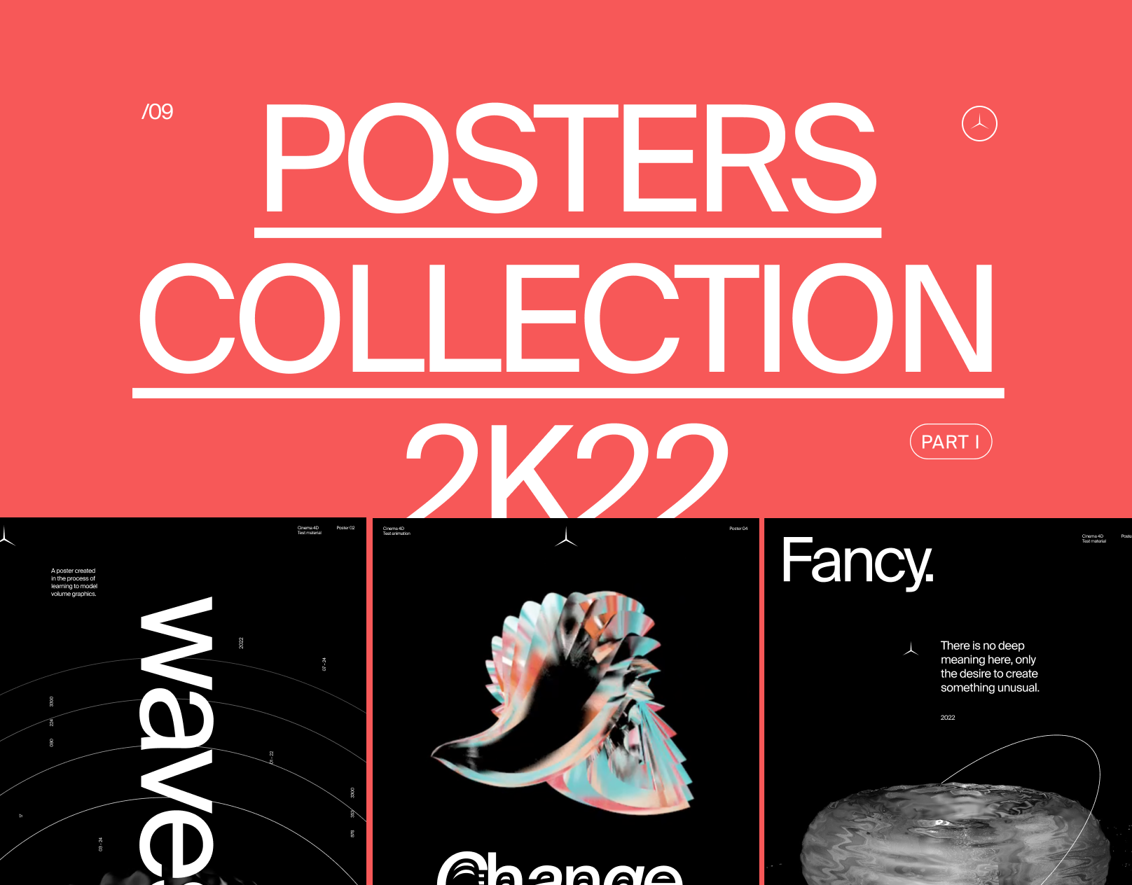 Daily posters 2022 by Larionov — Изображение №1 — 3D, Анимация на Dprofile